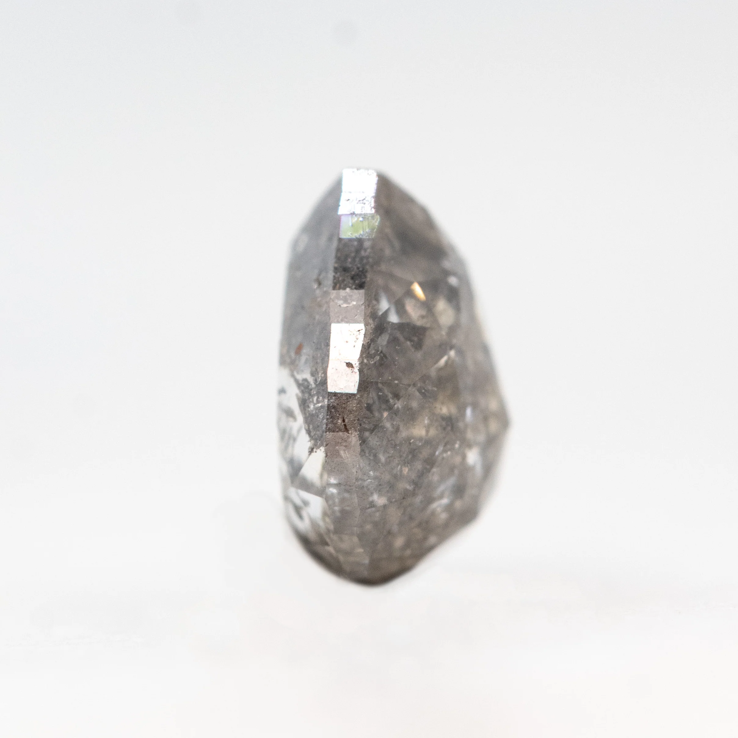 0.99 Carat Gray Pear Salt and Pepper Diamond for Custom Work - Inventory Code DSP099 - Image 8