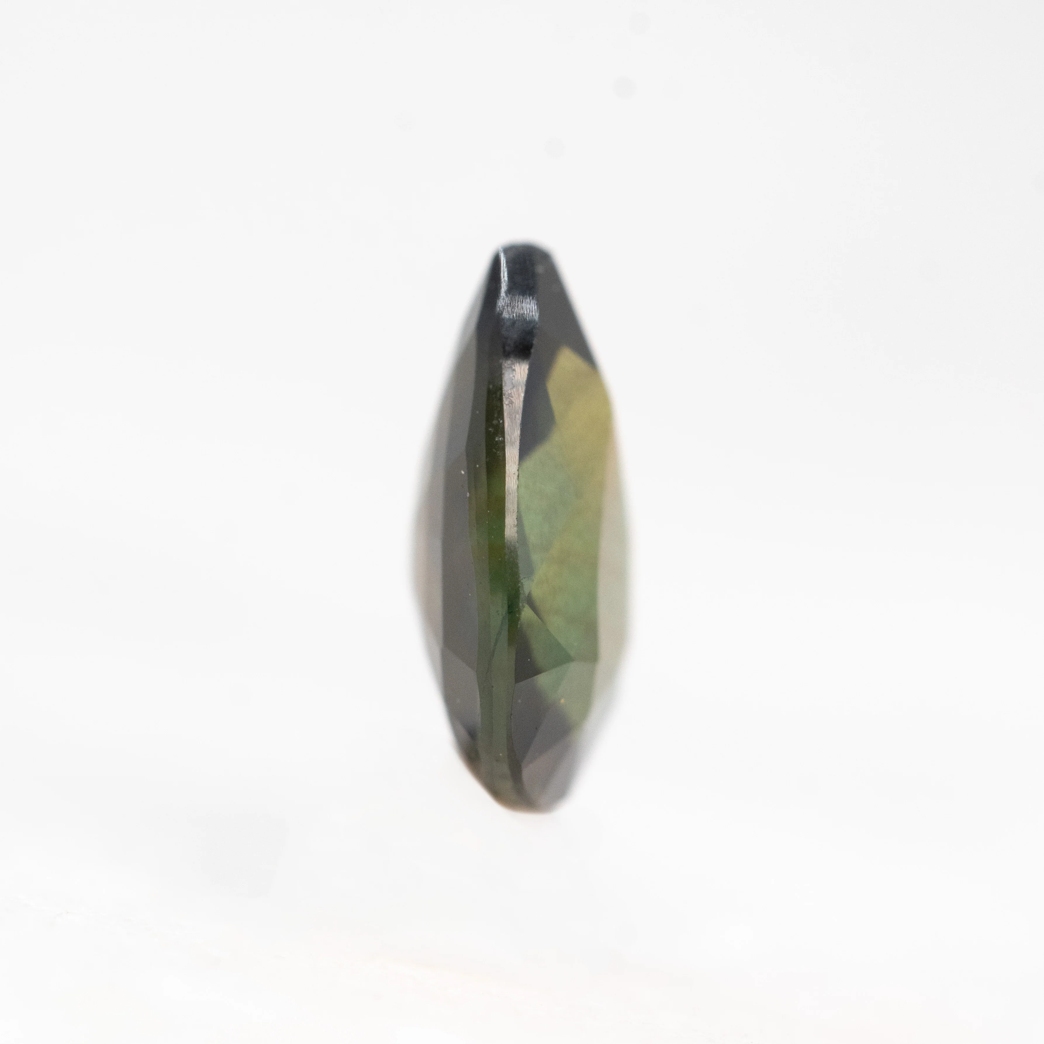 1.00 Carat Dark Brown Pear Sapphire for Custom Work - Inventory Code DBPS100 - Image 5