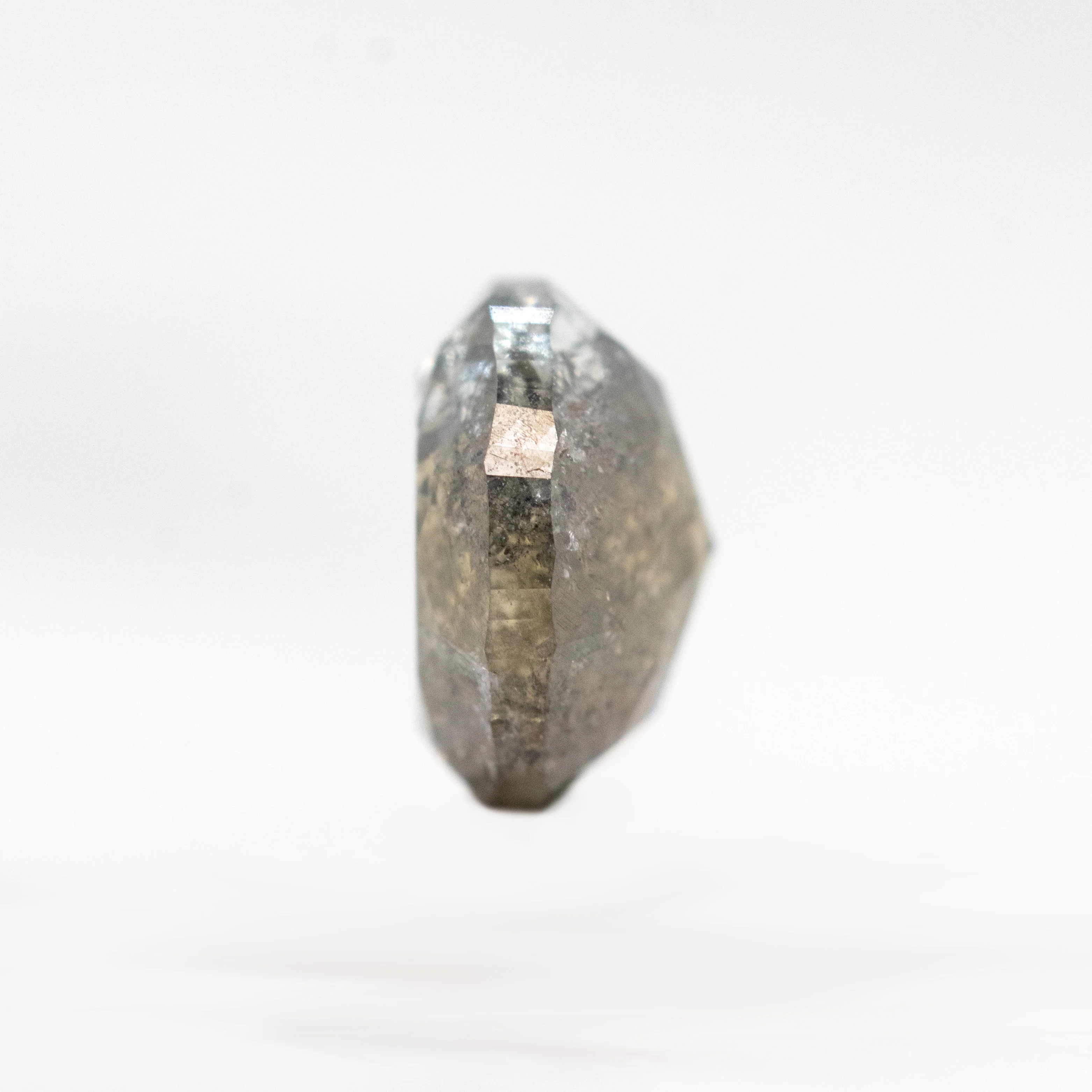 1.00 Carat Champagne Oval Salt and Pepper Diamond for Custom Work - Inventory Code DSO100 - Image 6