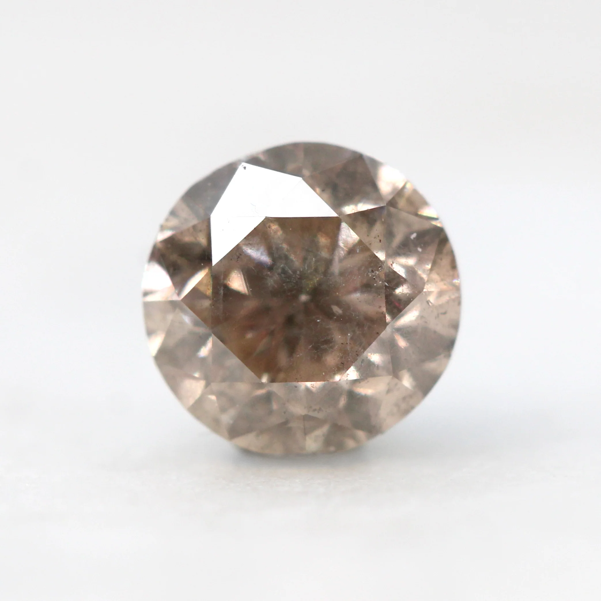 1.00 Carat IGL Certified Round Champagne Diamond for Custom Work - Inventory Code SCR100