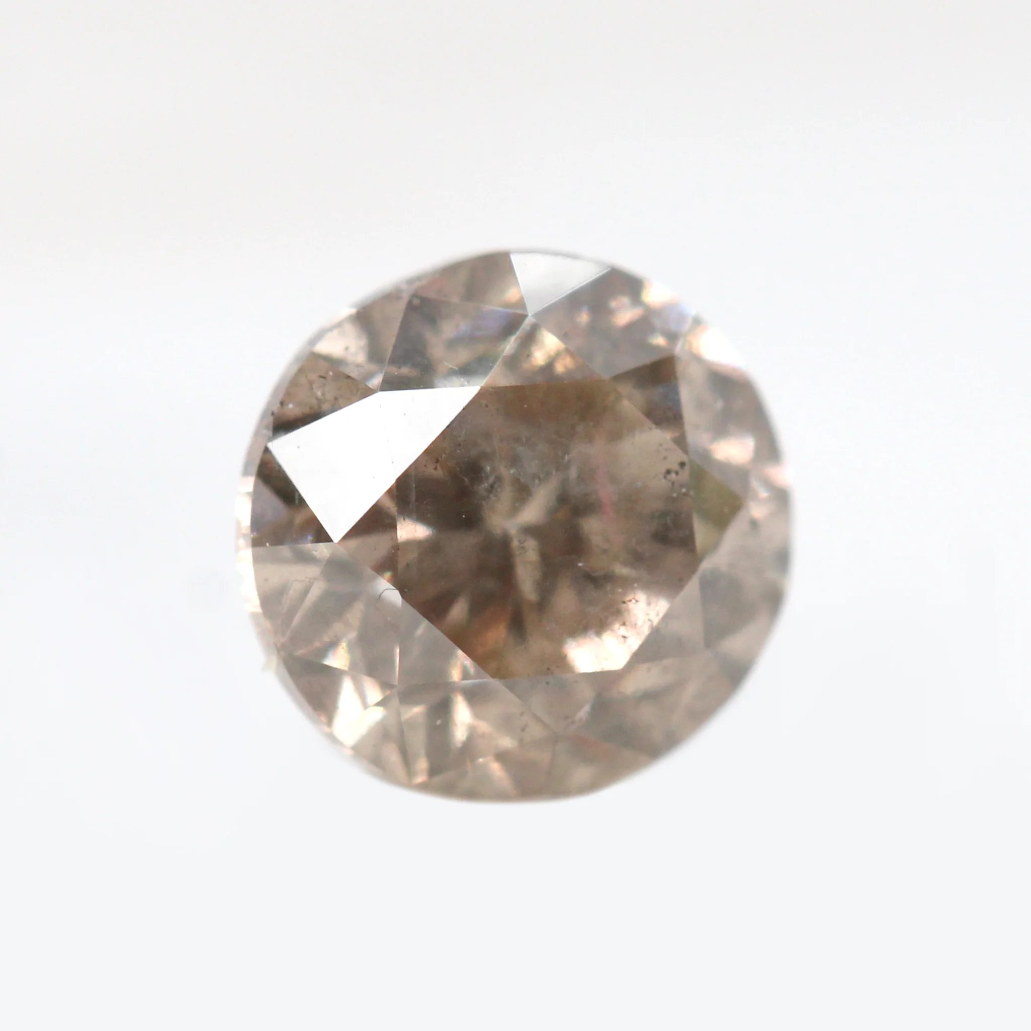 1.00 Carat IGL Certified Round Champagne Diamond for Custom Work - Inventory Code SCR100 - Image 2