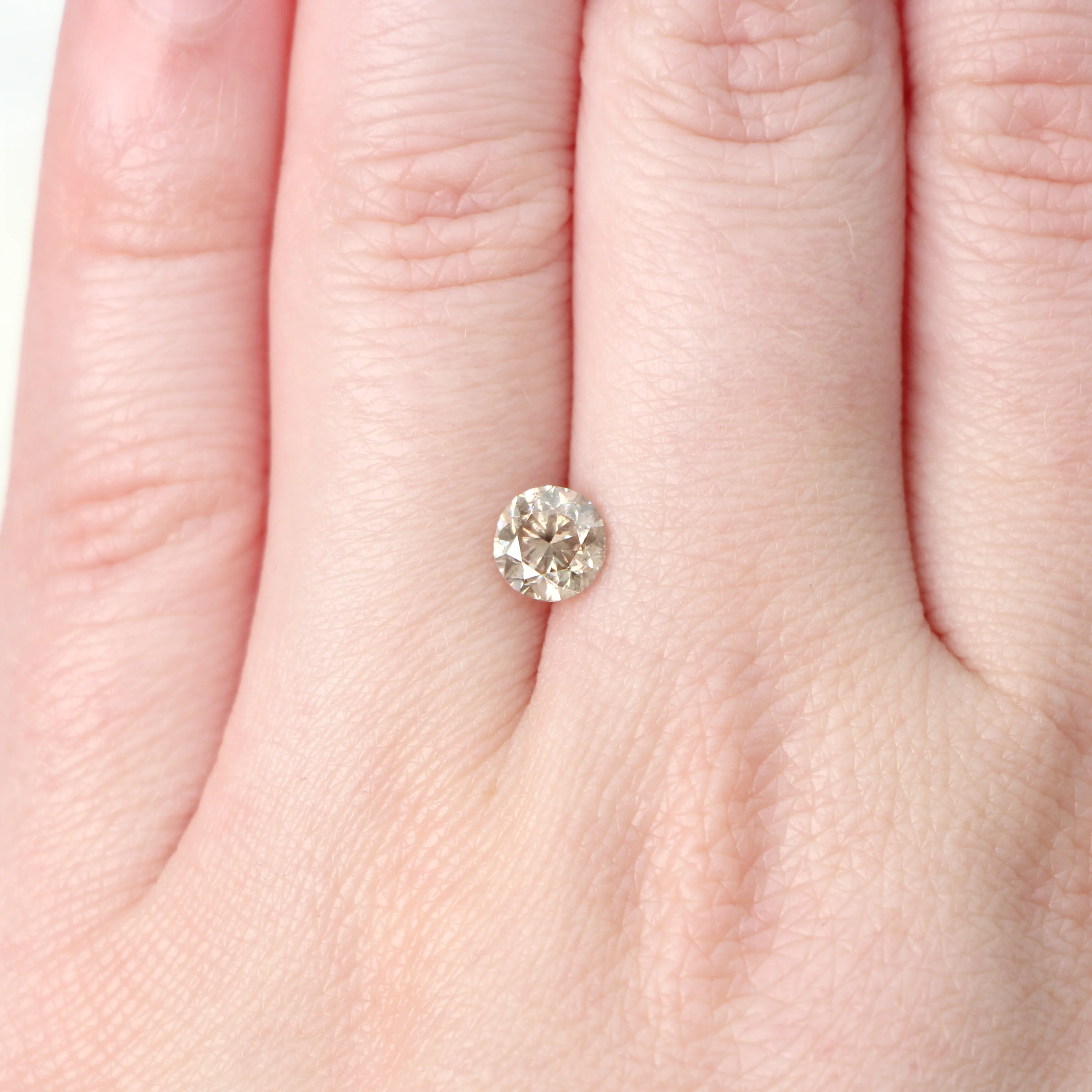 1.00 Carat IGL Certified Round Champagne Diamond for Custom Work - Inventory Code SCR100 - Image 5