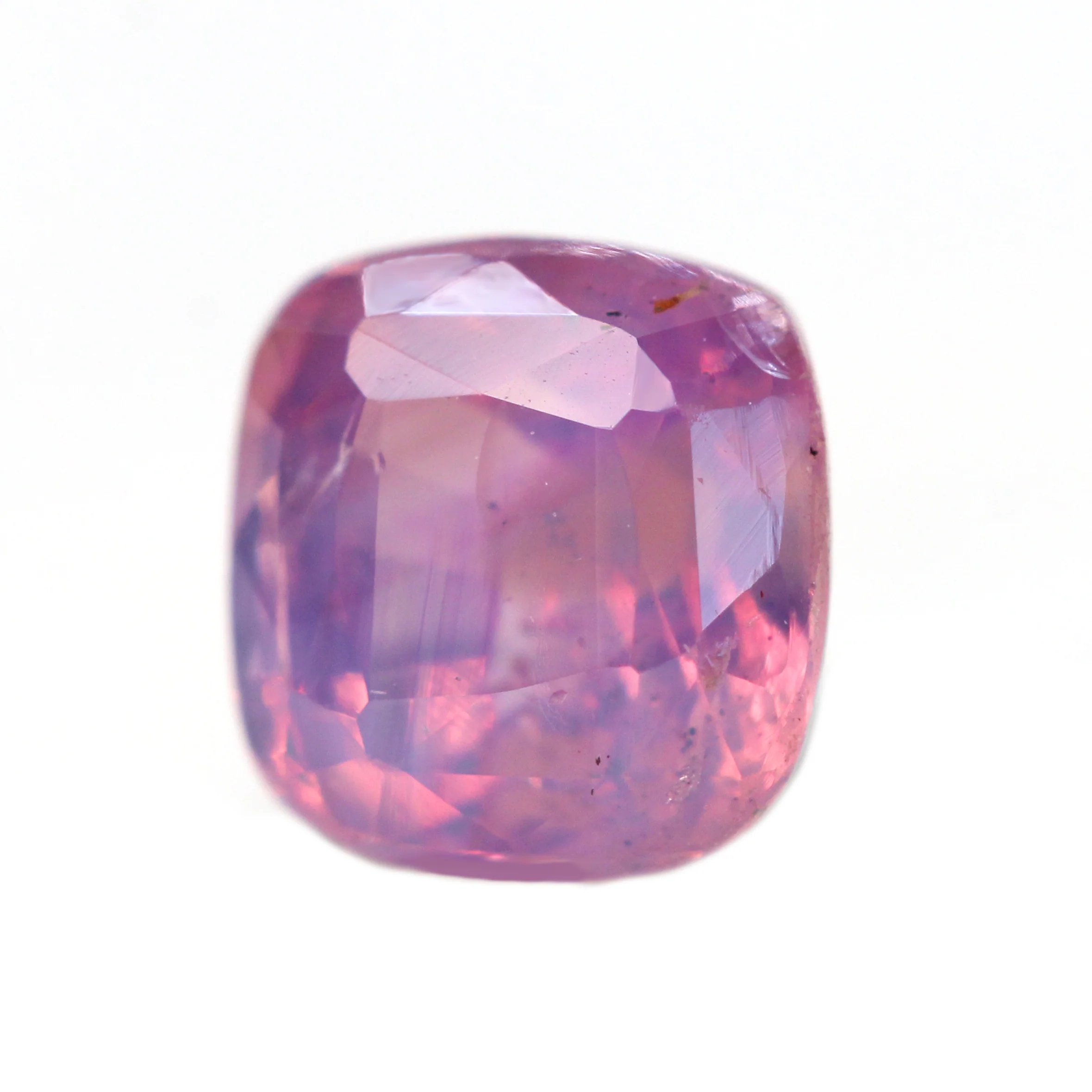 1.01 Carat Cushion Cut Opalescent Pink Sapphire for Custom Work - Inventory Code PCS101 - Image 3