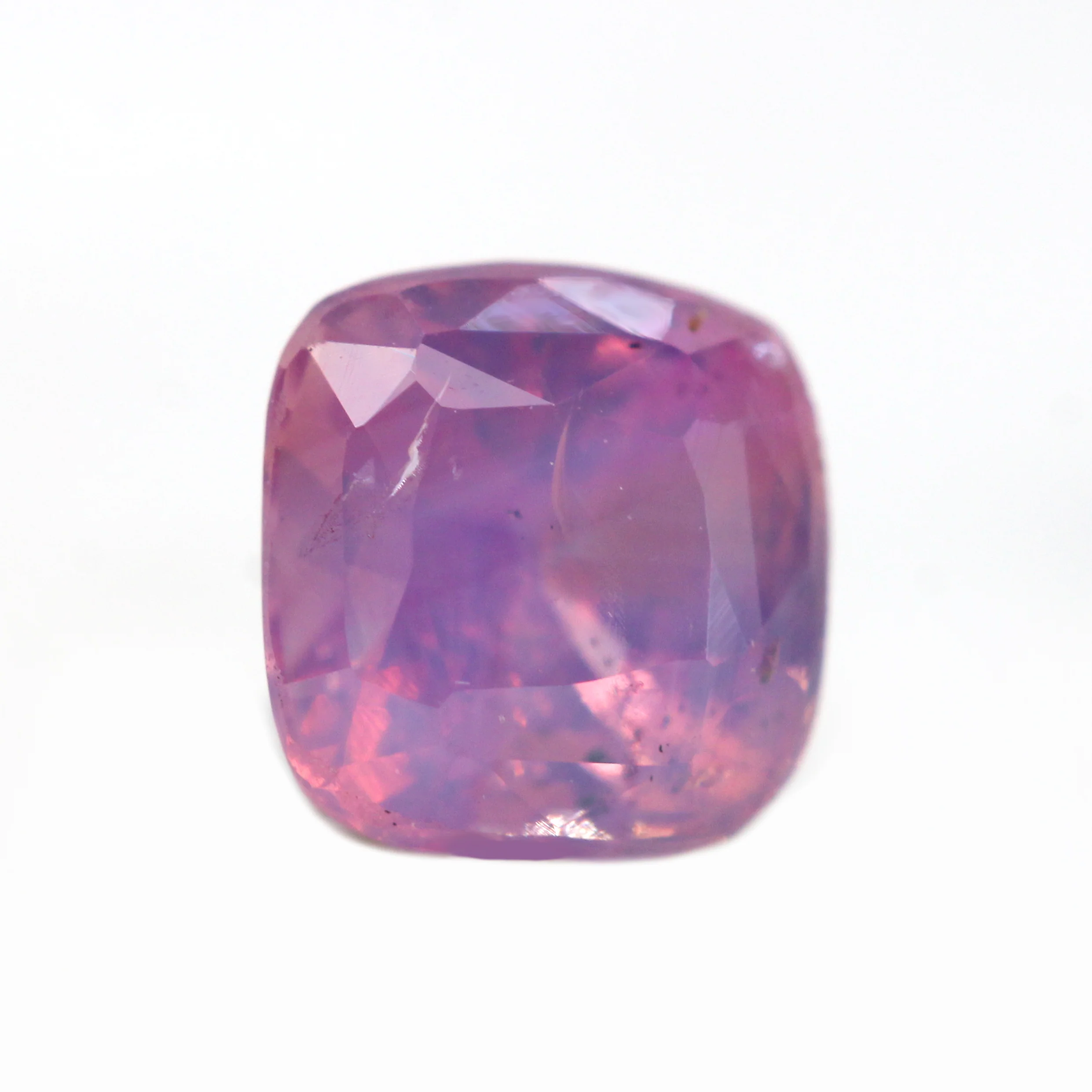 1.01 Carat Cushion Cut Opalescent Pink Sapphire for Custom Work - Inventory Code PCS101 - Image 4