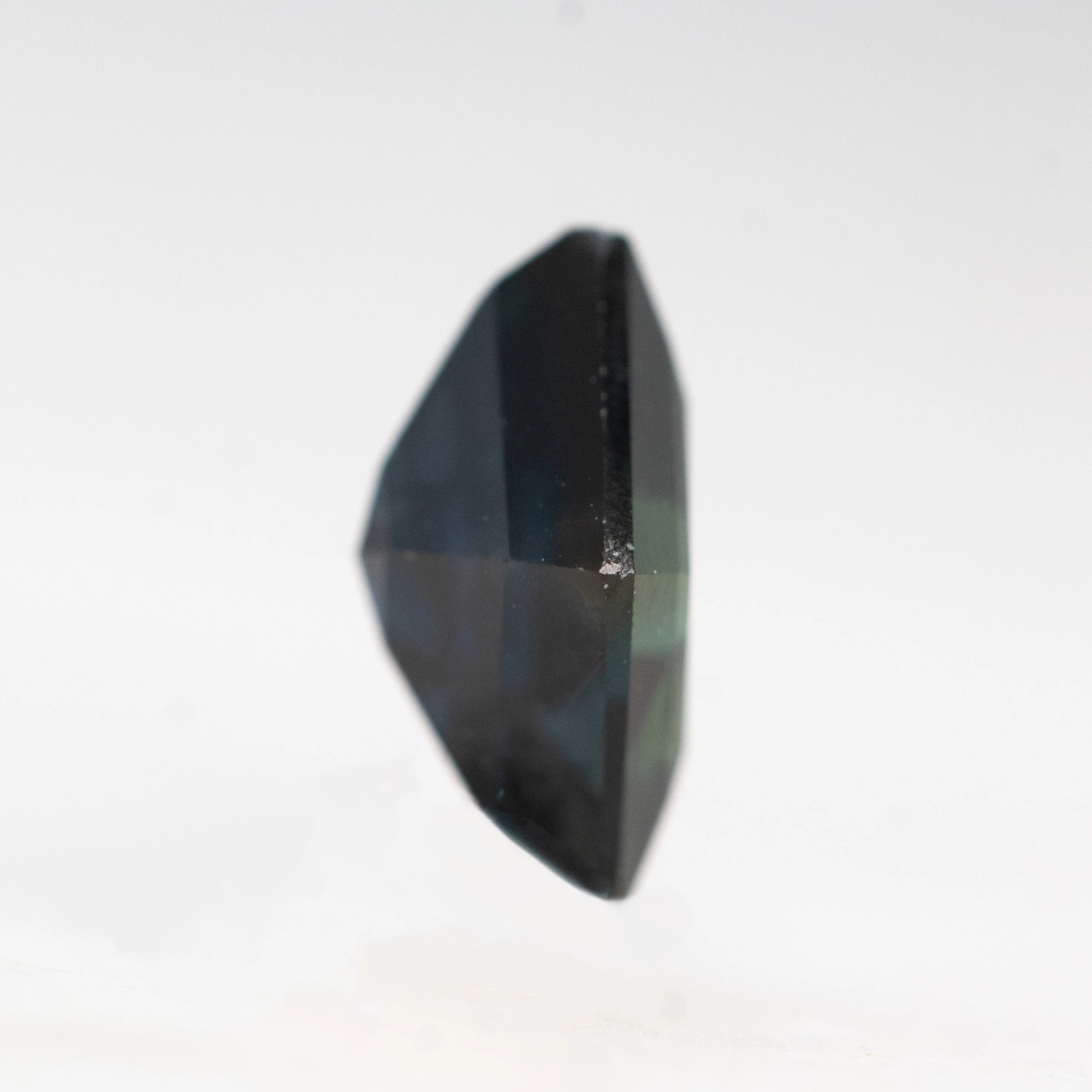 1.01 Carat Dark Teal Lozenge Sapphire for Custom Work - Inventory Code TLS101 - Image 5