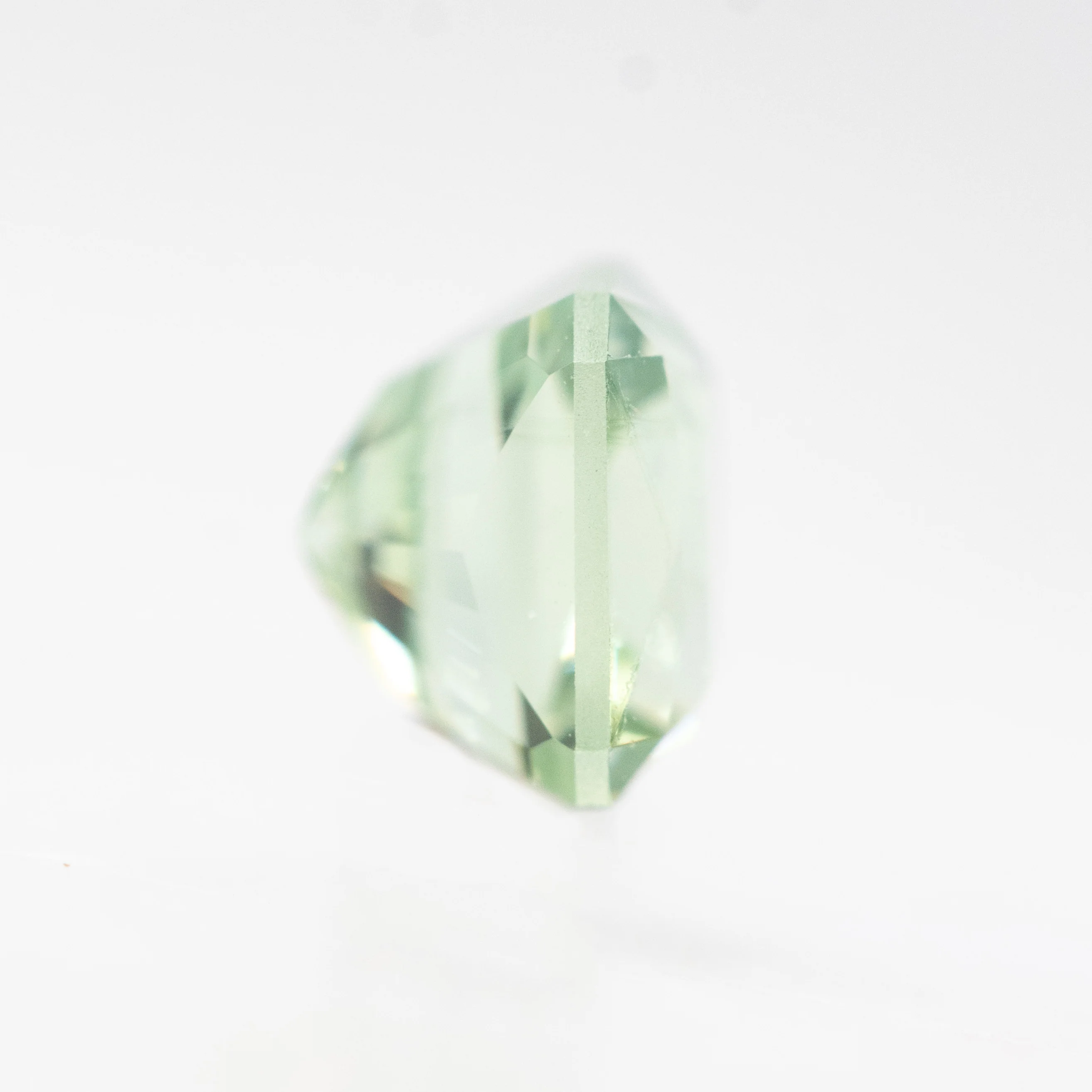 1.01 Carat John Dyer Regal Radiant Light Teal Montana Sapphire for Custom Work - Inventory Code RRTS101 - Image 5