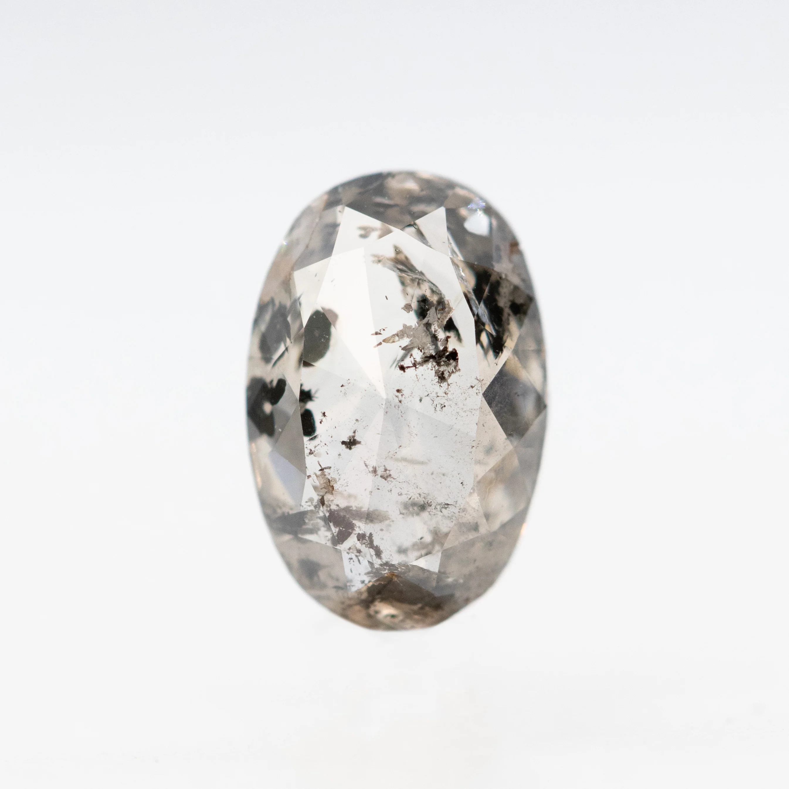 1.01 Carat Oval Salt and Pepper Diamond for Custom Work - Inventory Code CCO101