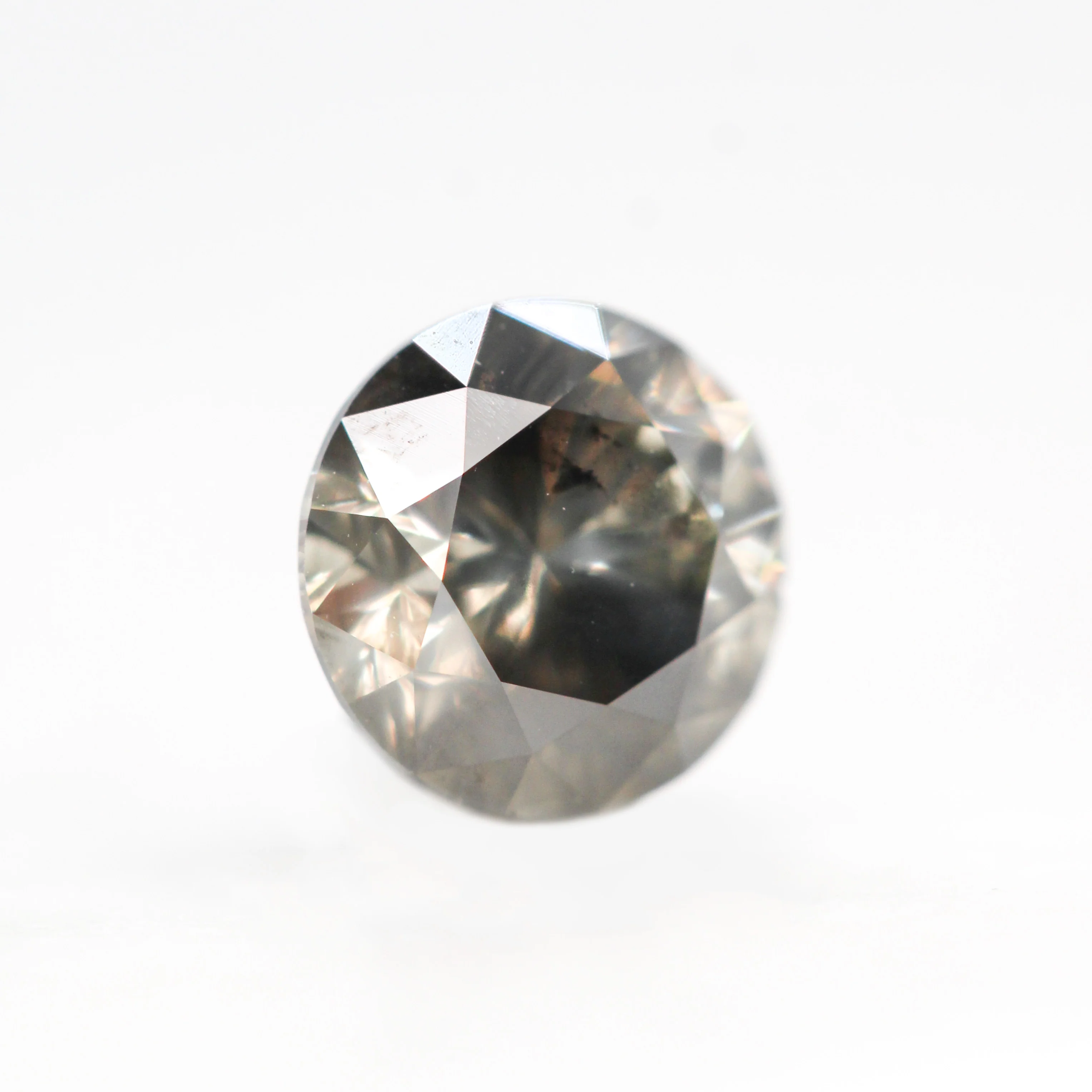 1.01 Carat Round Champagne Diamond for Custom Work - Inventory Code RRD101 - Image 4