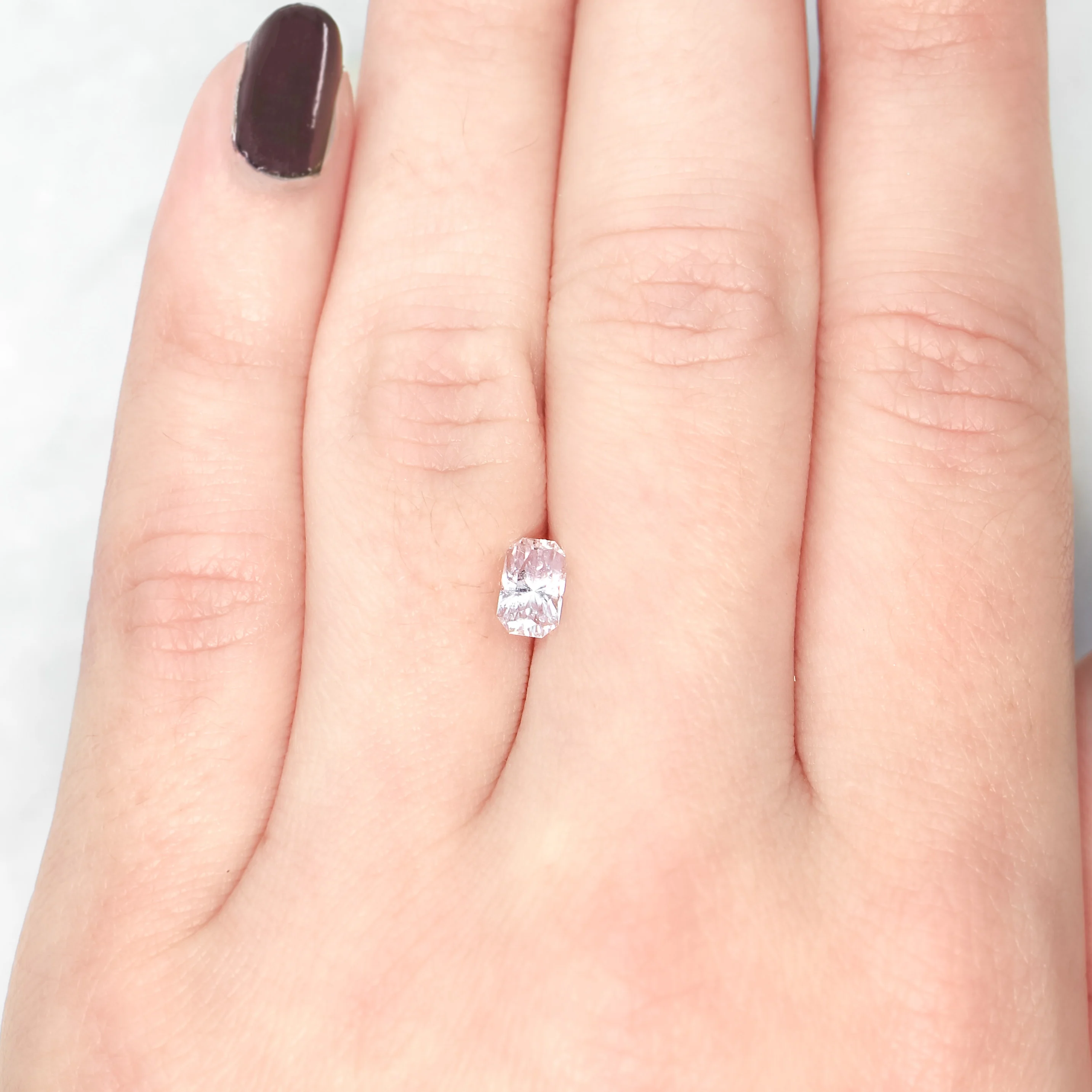 1.01 Carat John Dyer Regal Radiant Cut Clear Sapphire for Custom Work - Inventory Code RRPS101 - Image 2
