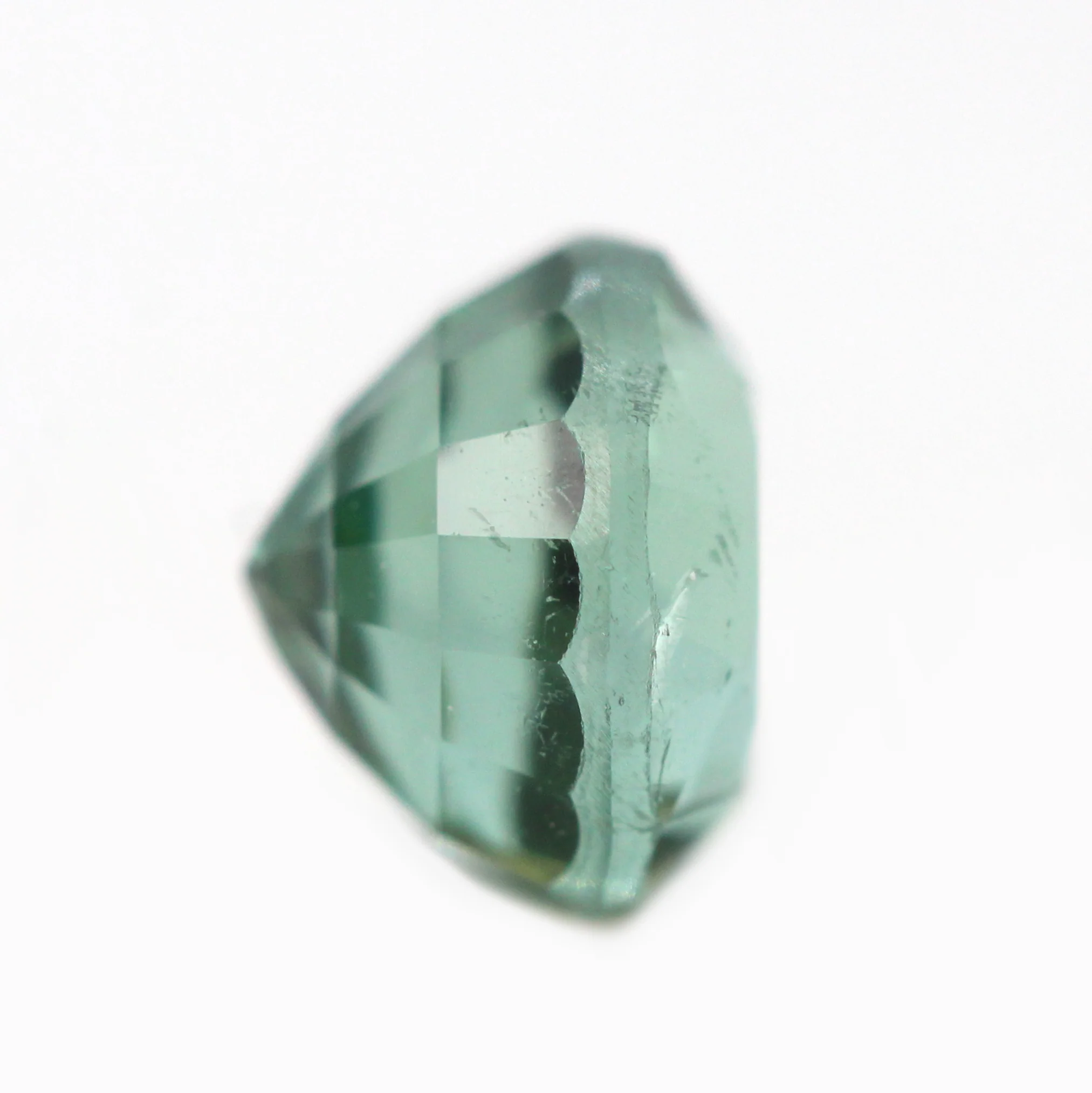 1.01 Carat Round Green Tourmaline for Custom Work - Inventory Code RGT101 - Image 5