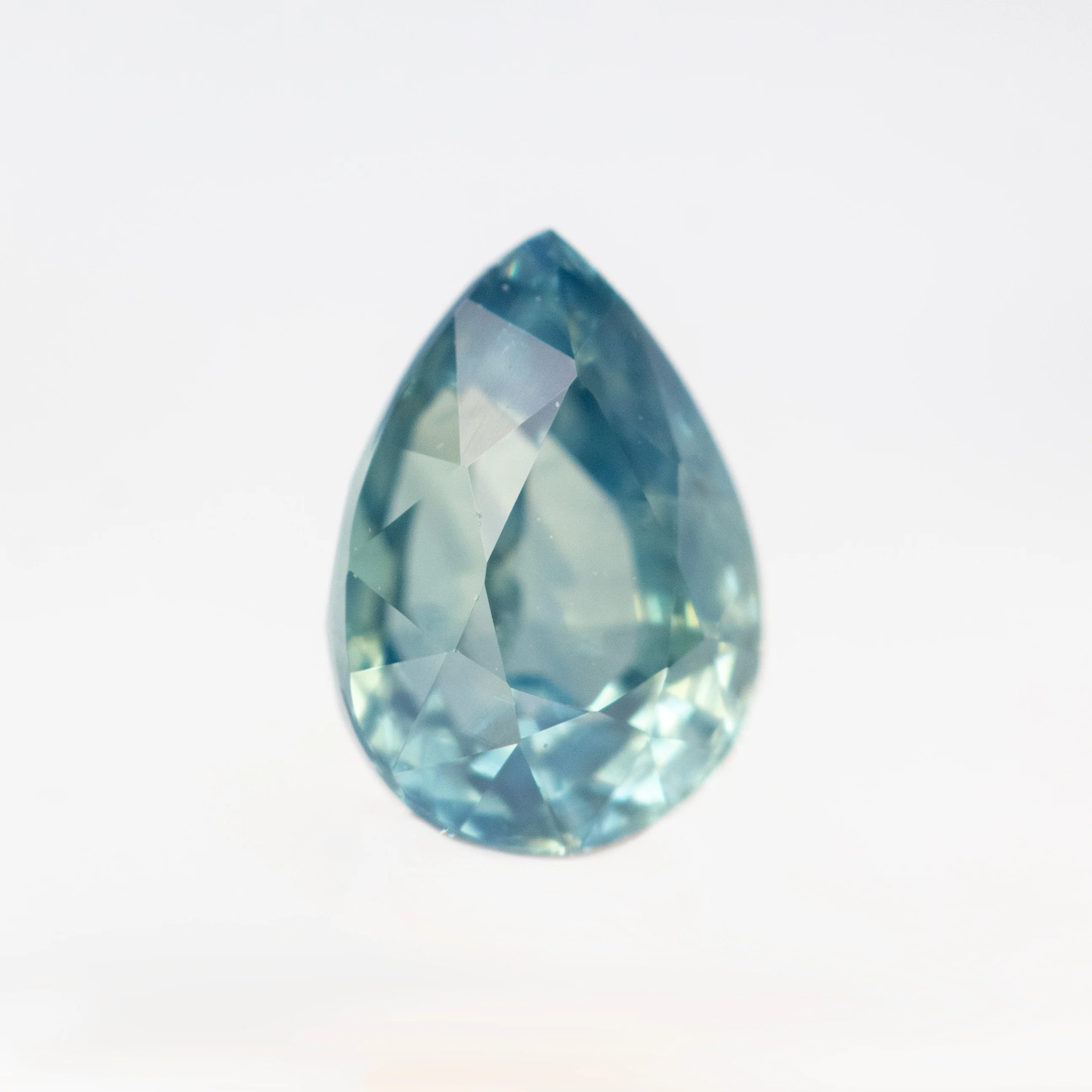 1.02 Carat Light Blue Pear Sapphire for Custom Work - Inventory Code BPS102 - Image 4