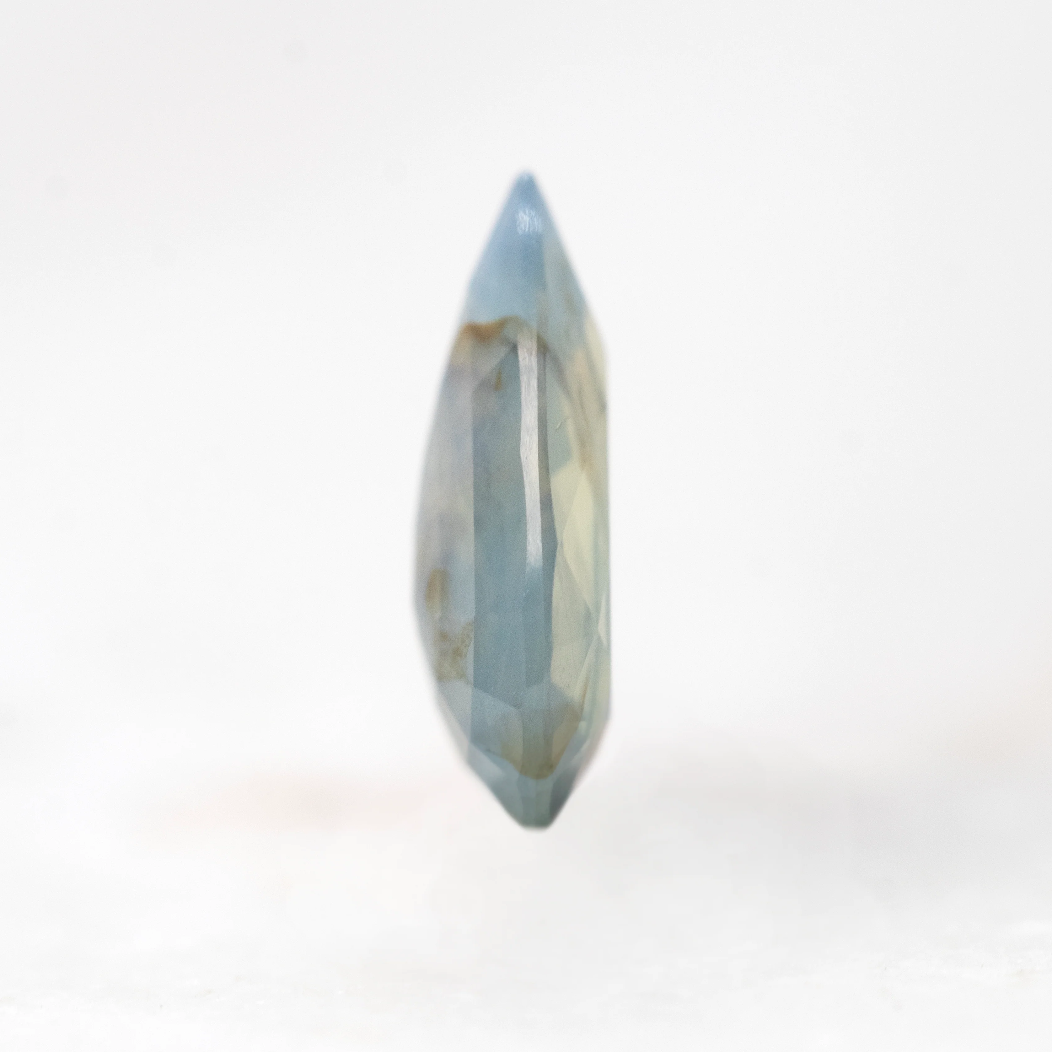 1.02 Carat Earthy Blue Pear Sapphire for Custom Work - Inventory Code BPS102 - Image 5