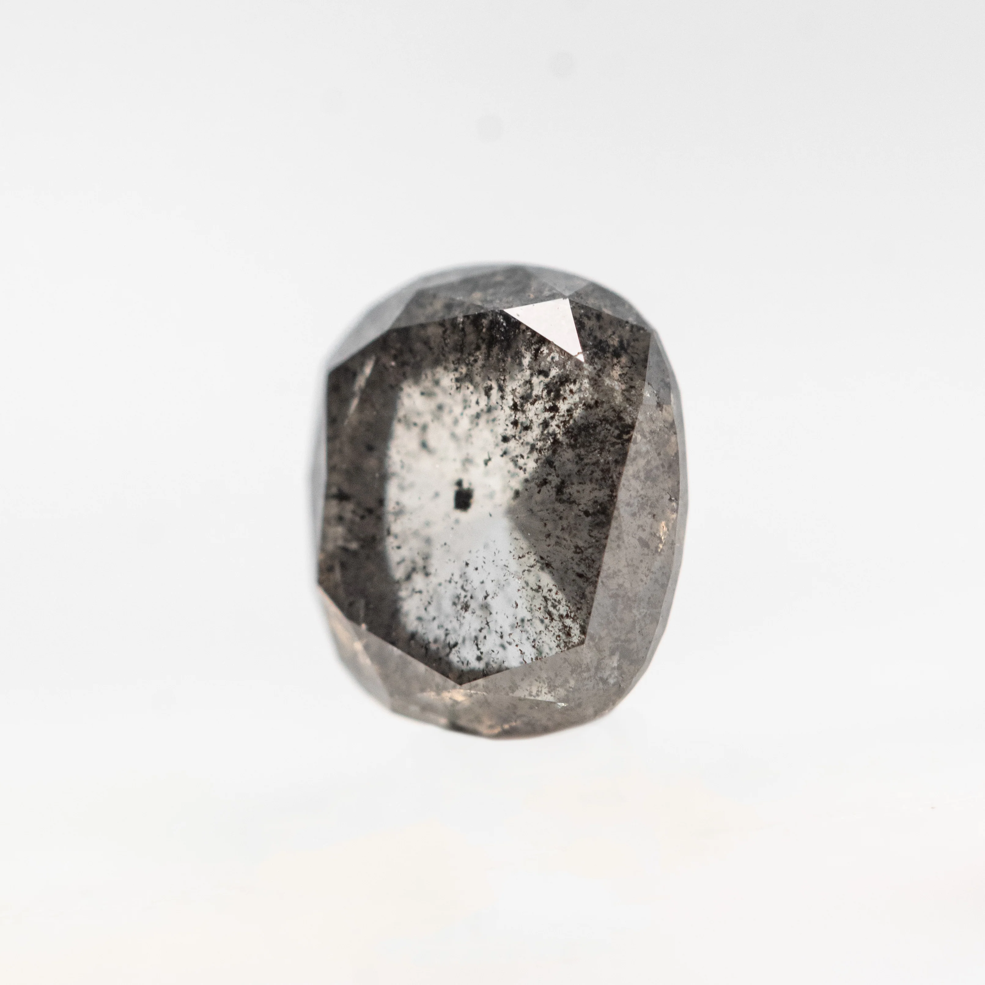 1.03 Carat Oval Salt and Pepper Diamond for Custom Work - Inventory Code DCRO103 - Image 3