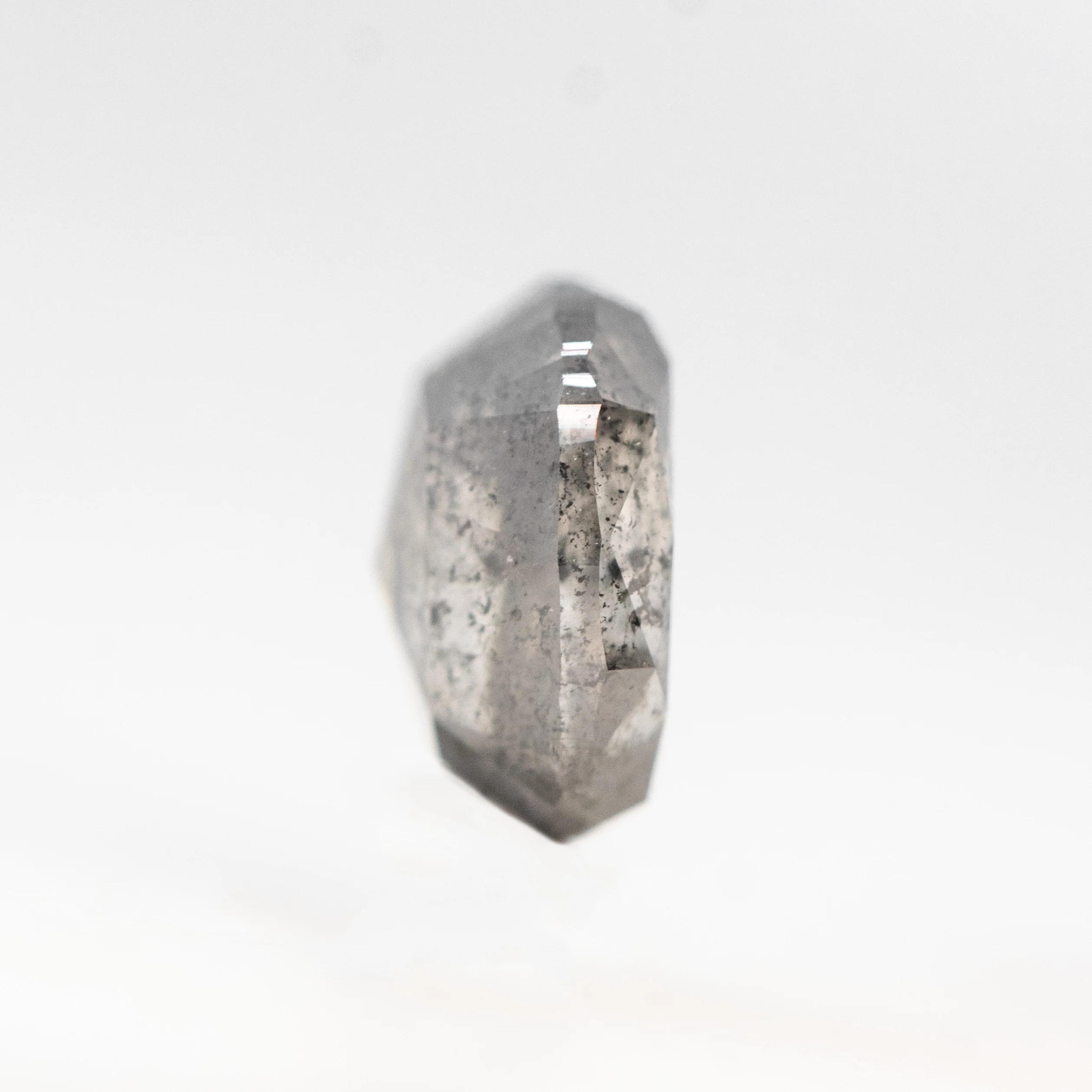 1.03 Carat Oval Salt and Pepper Diamond for Custom Work - Inventory Code DCRO103 - Image 5