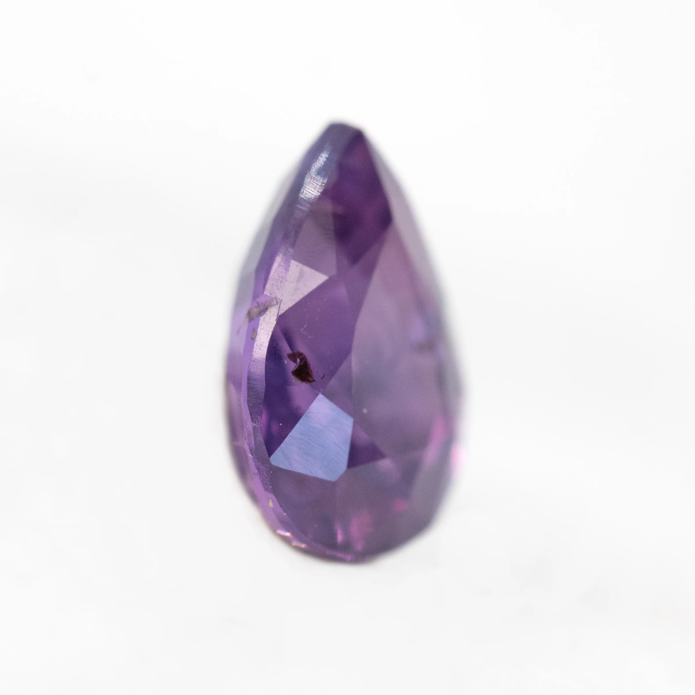 1.04 Carat Purple Pear Madagascar Sapphire for Custom Work - Inventory Code PBPS104 - Image 3