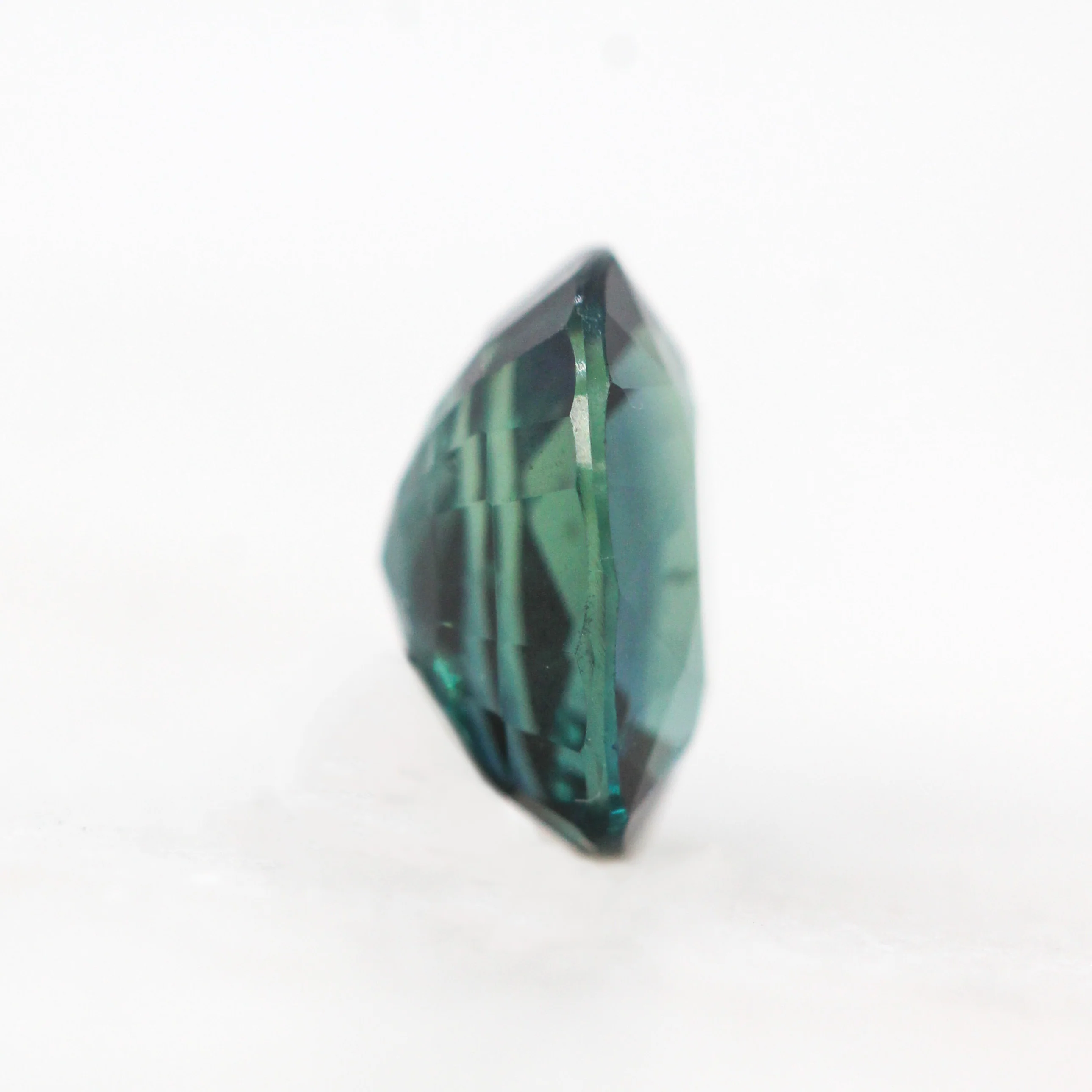 1.04 Carat Teal Oval Sapphire for Custom Work - Inventory Code TOS104 - Image 5