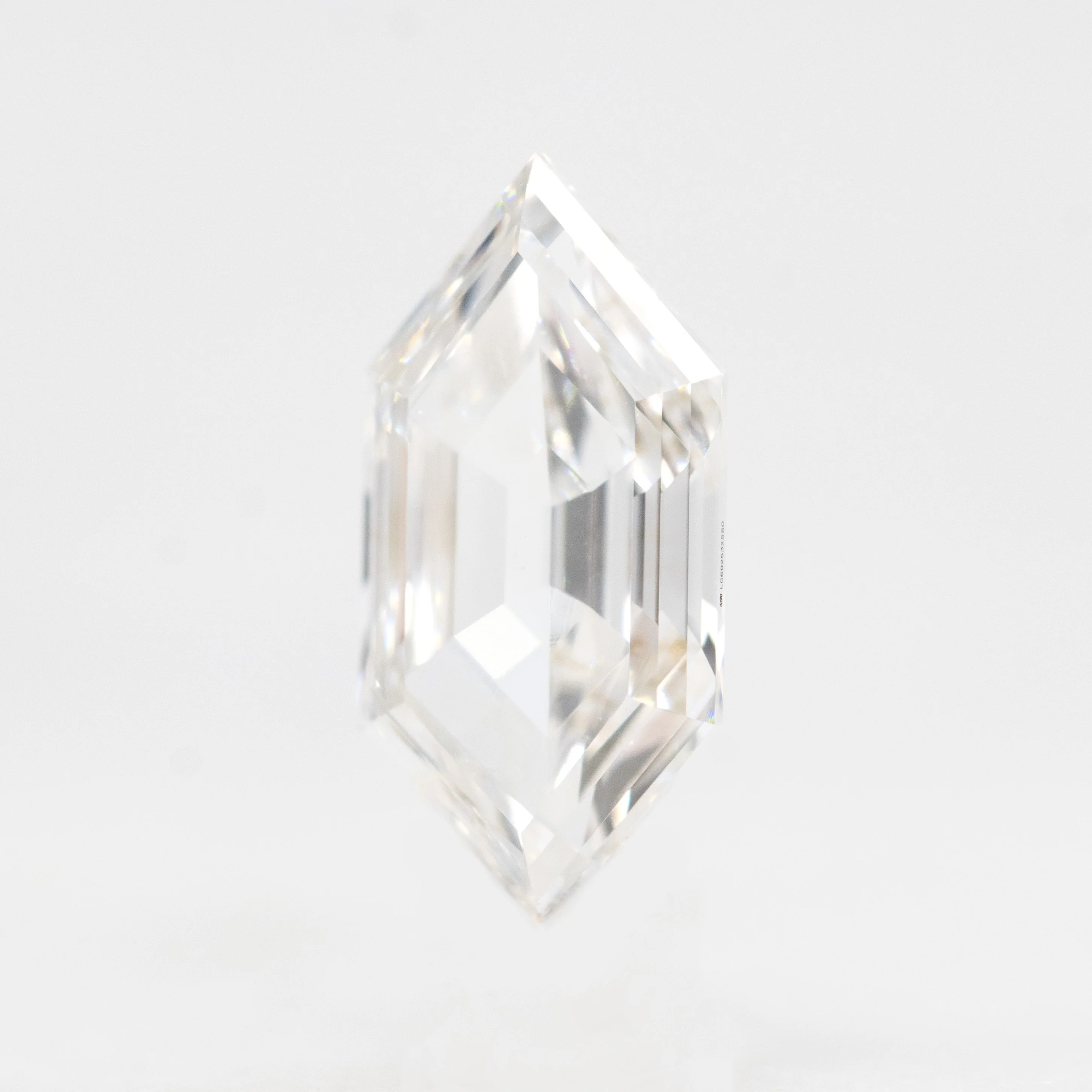 1.06 Carat Certified Lab Grown Elongated Hexagon Diamond for Custom Work - Inventory Code HLD106 - Image 3