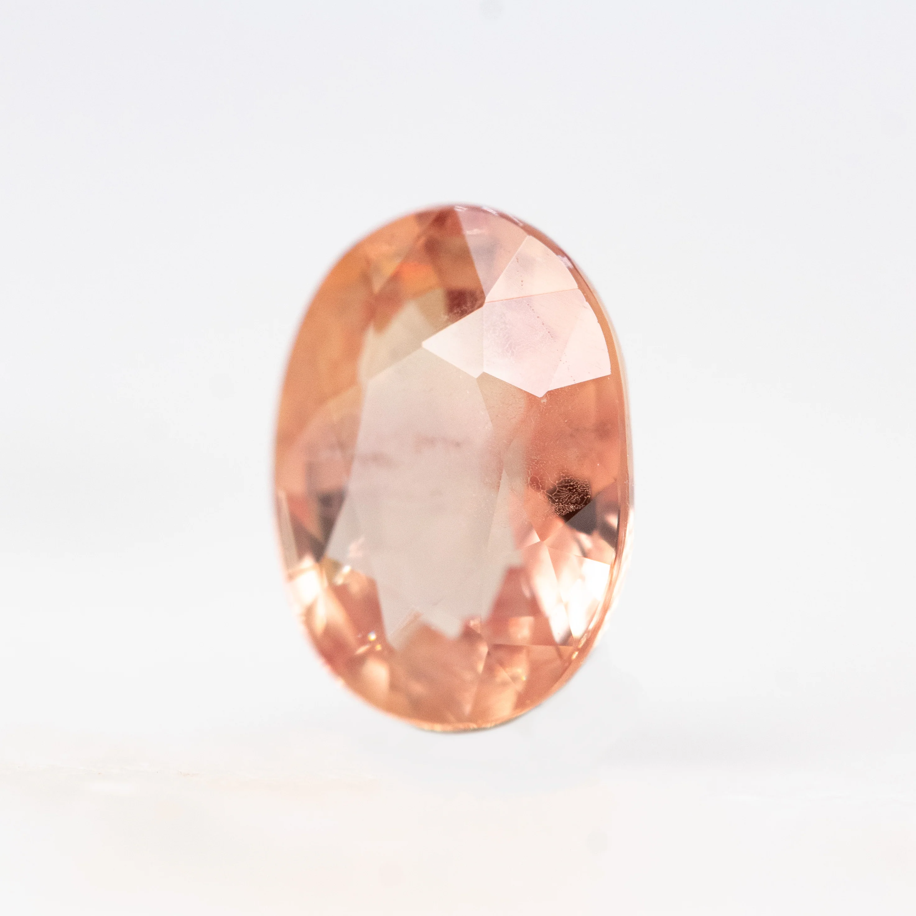1.06 Carat Orange Oval Sapphire for Custom Work - Inventory Code OOS106 - Image 3