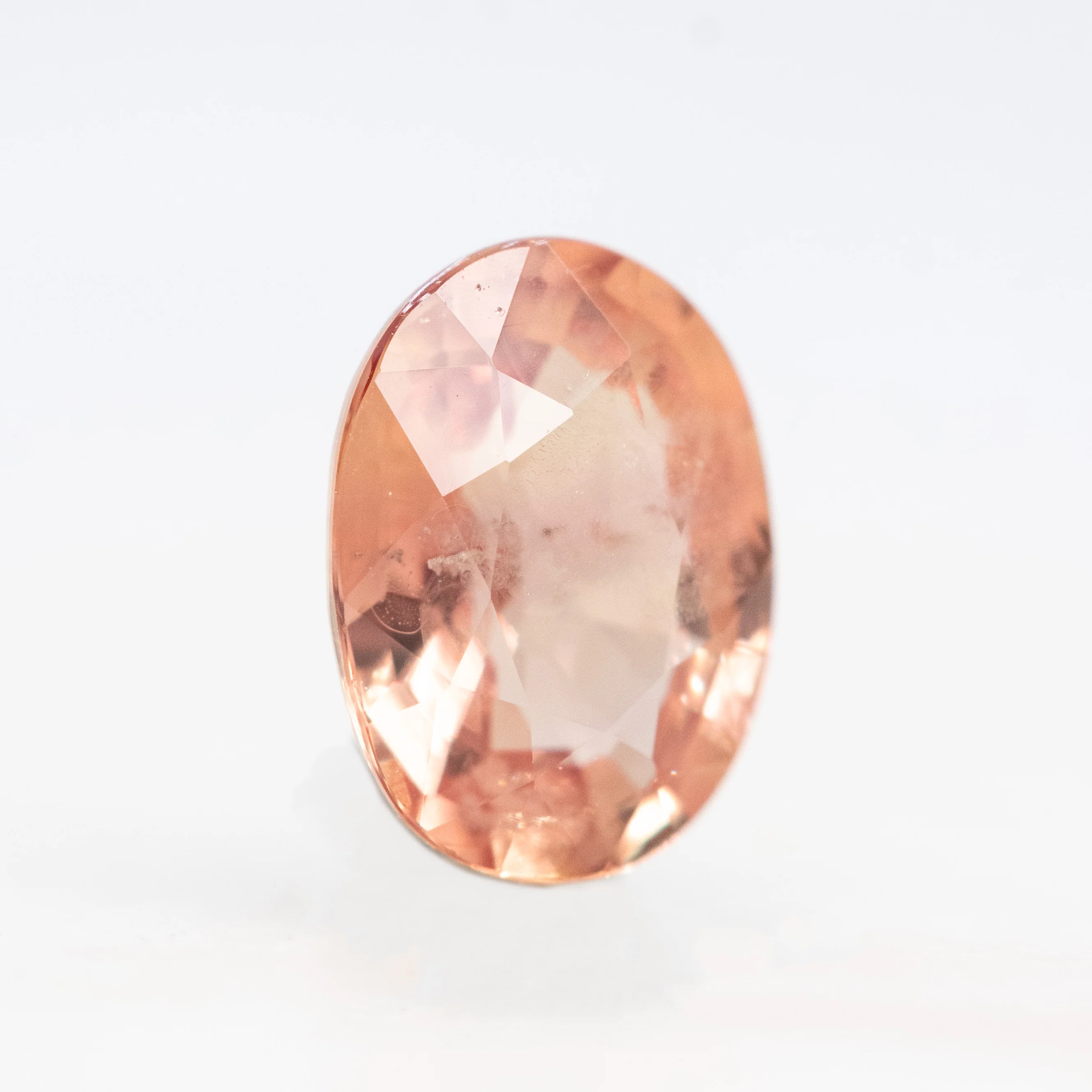 1.06 Carat Orange Oval Sapphire for Custom Work - Inventory Code OOS106 - Image 4