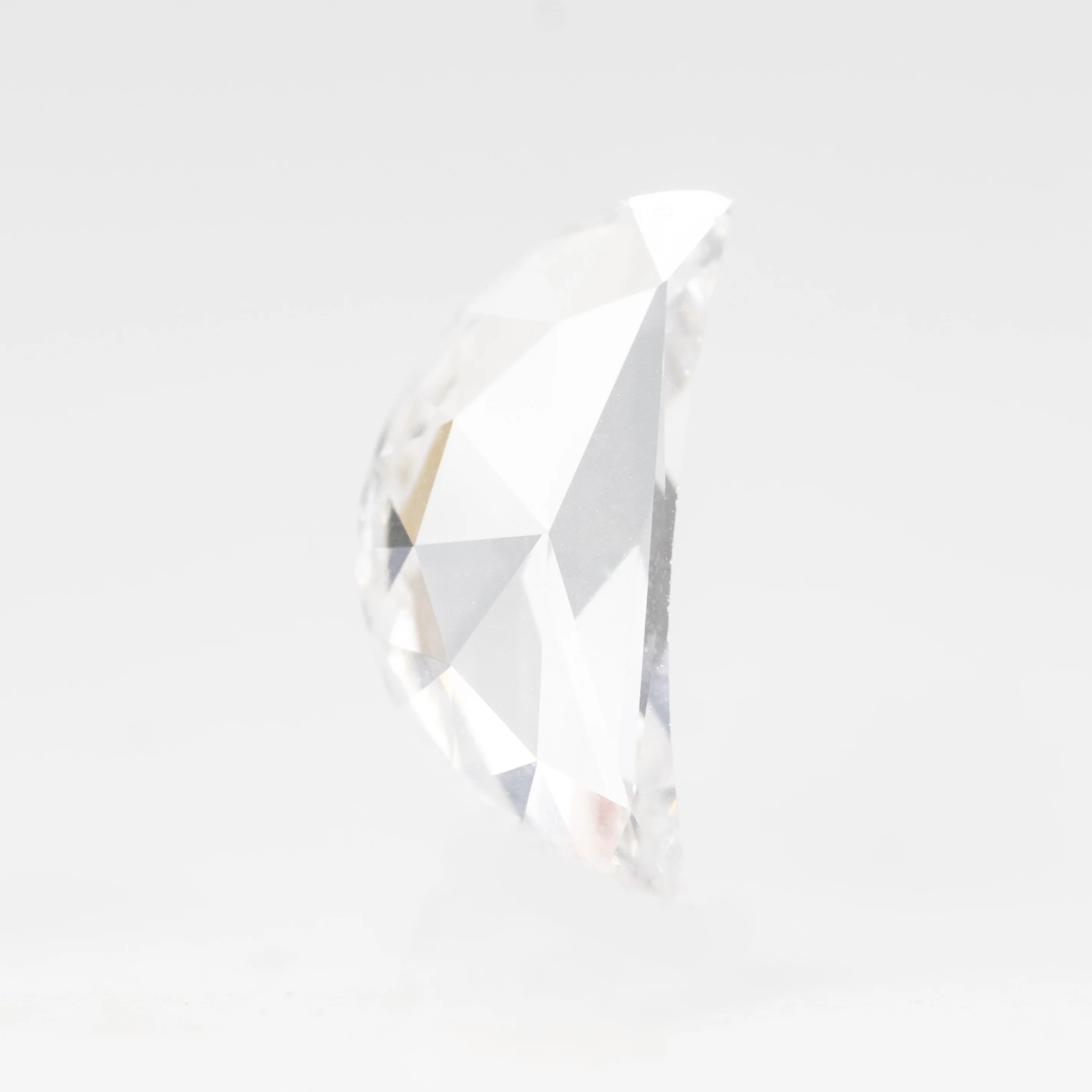 1.07 Carat Clear Crescent Lab Grown Diamond for Custom Work - Inventory Code CCHM107