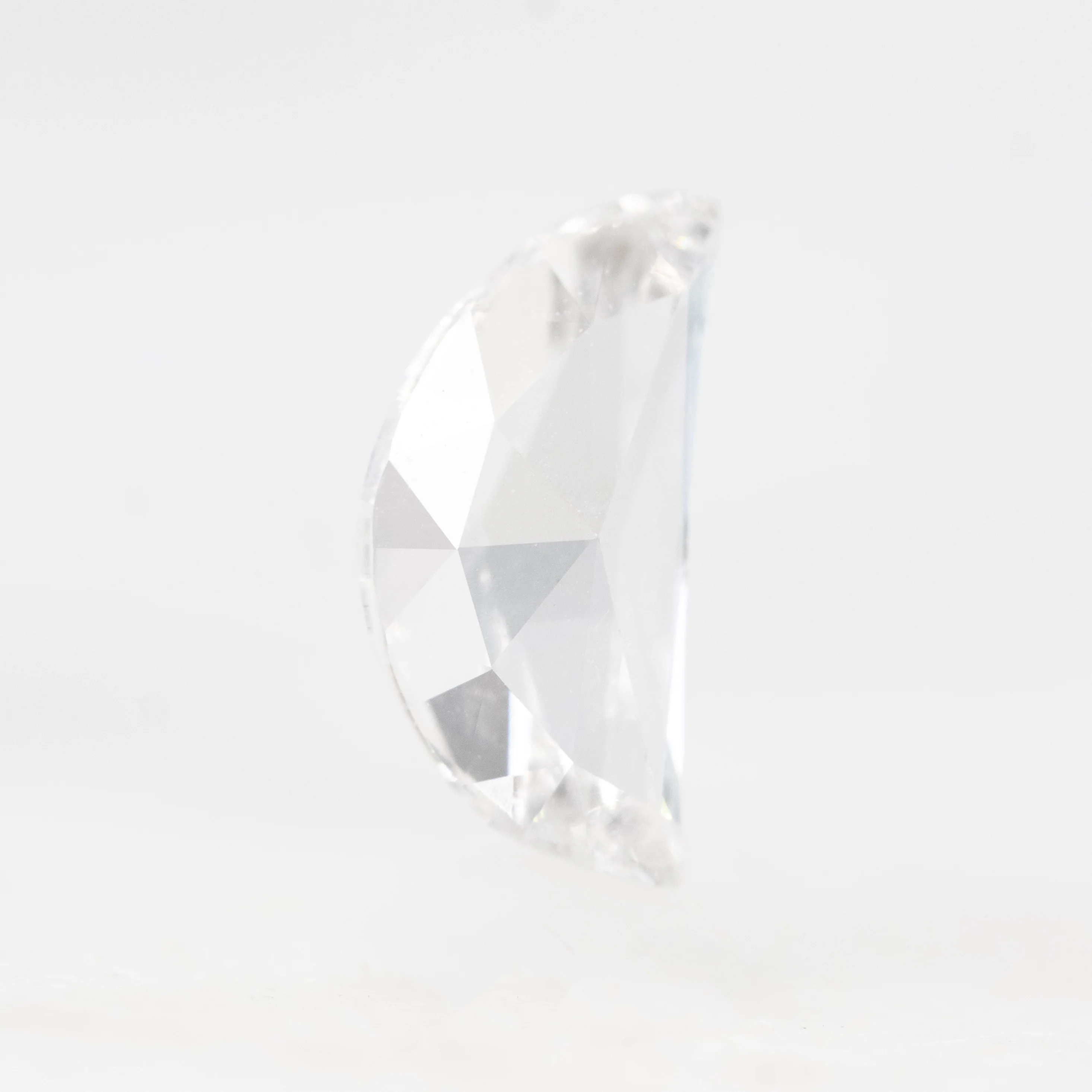 1.07 Carat Clear Crescent Lab Grown Diamond for Custom Work - Inventory Code CCHM107 - Image 4
