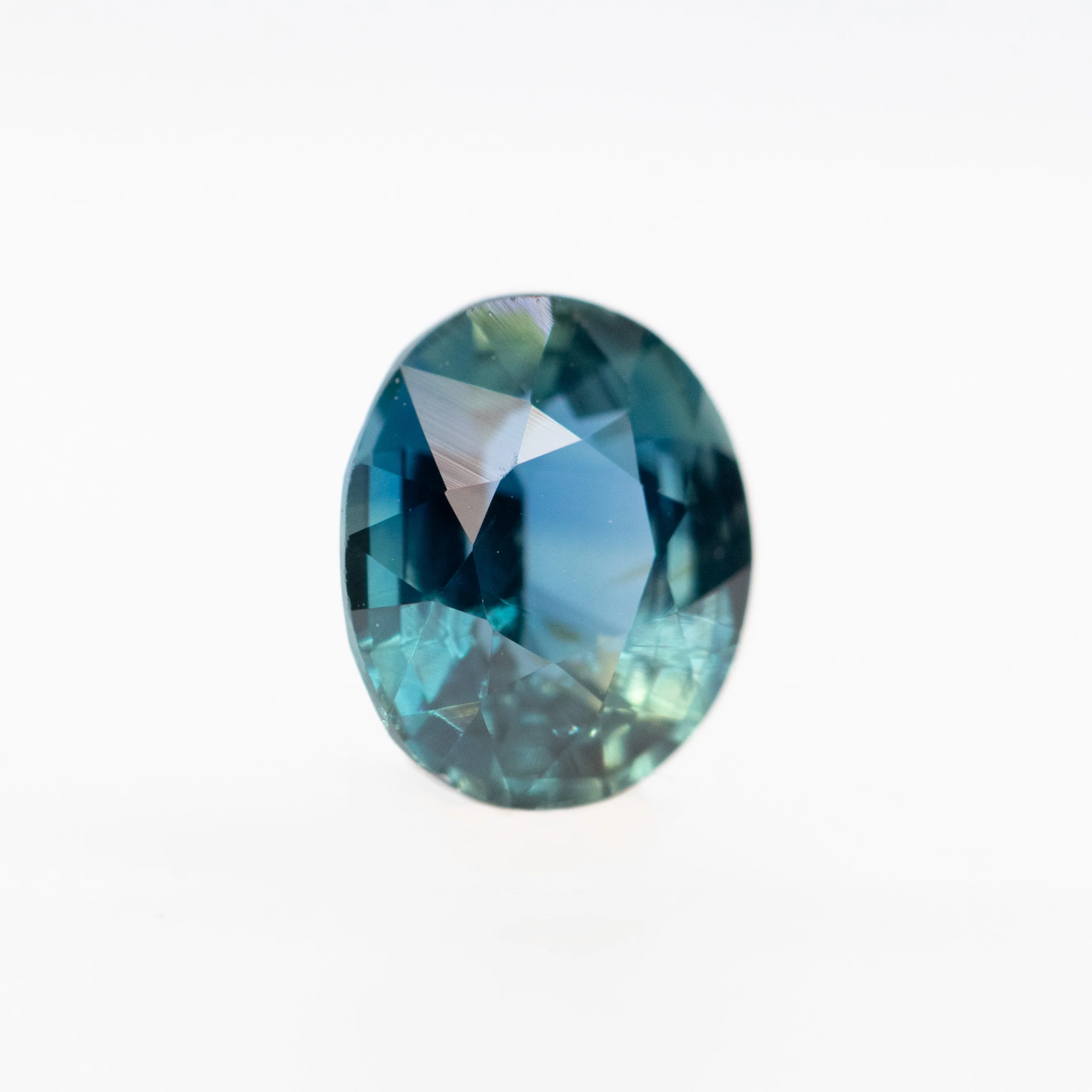 1.08 Carat Blue Oval Sapphire for Custom Work - Inventory Code BOS108 - Image 3