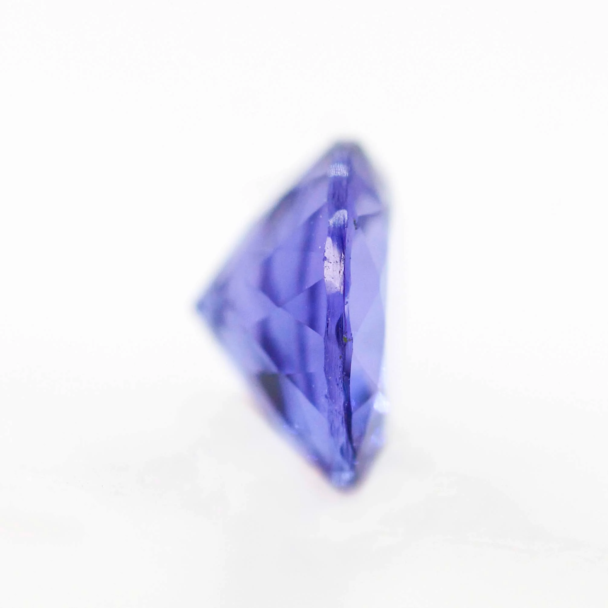 1.08 Carat Round Blue Tanzanite for Custom Work - Inventory Code BRT108 - Image 5