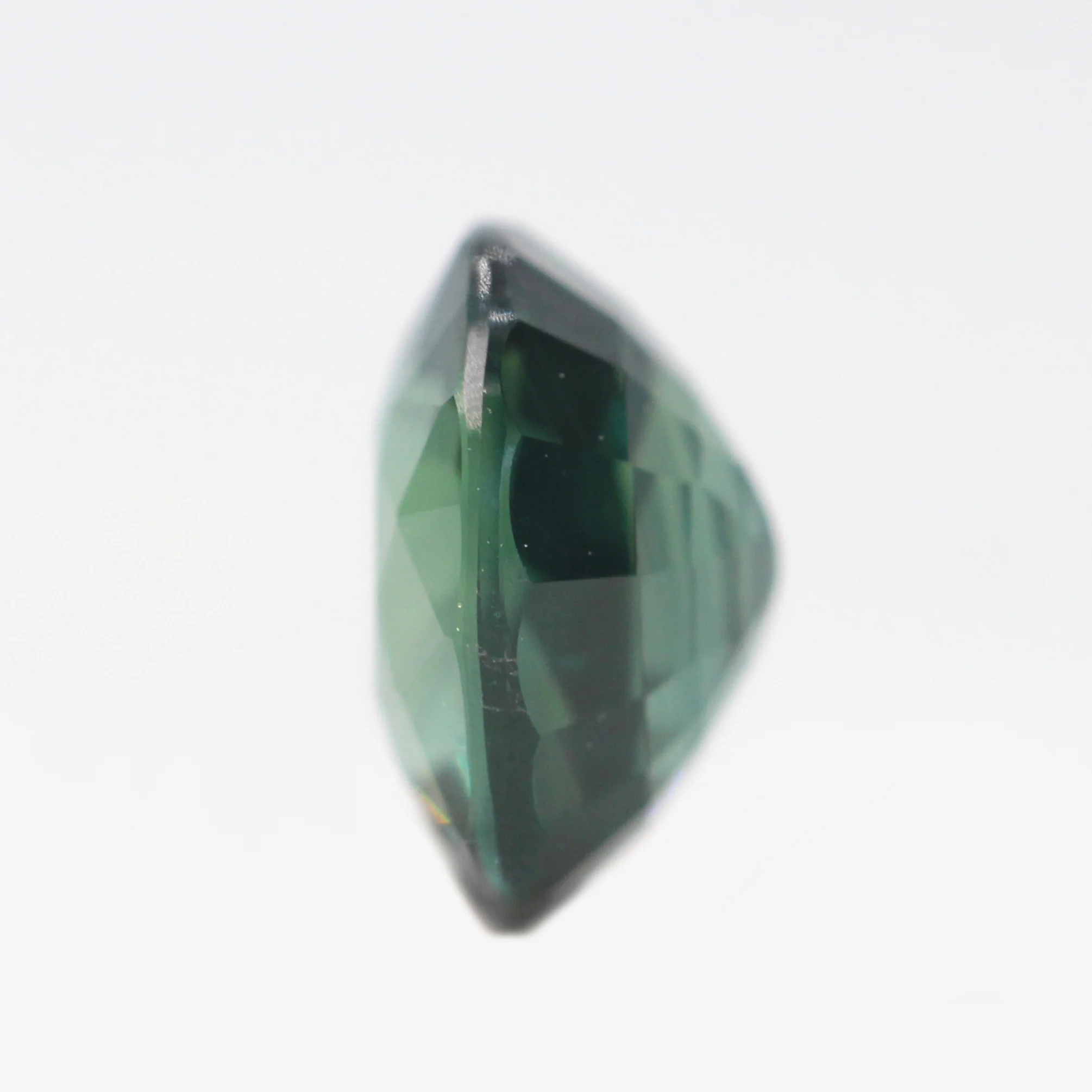 1.08 Carat Teal Oval Madagascar Sapphire for Custom Work - Inventory Code TOS108 - Image 5