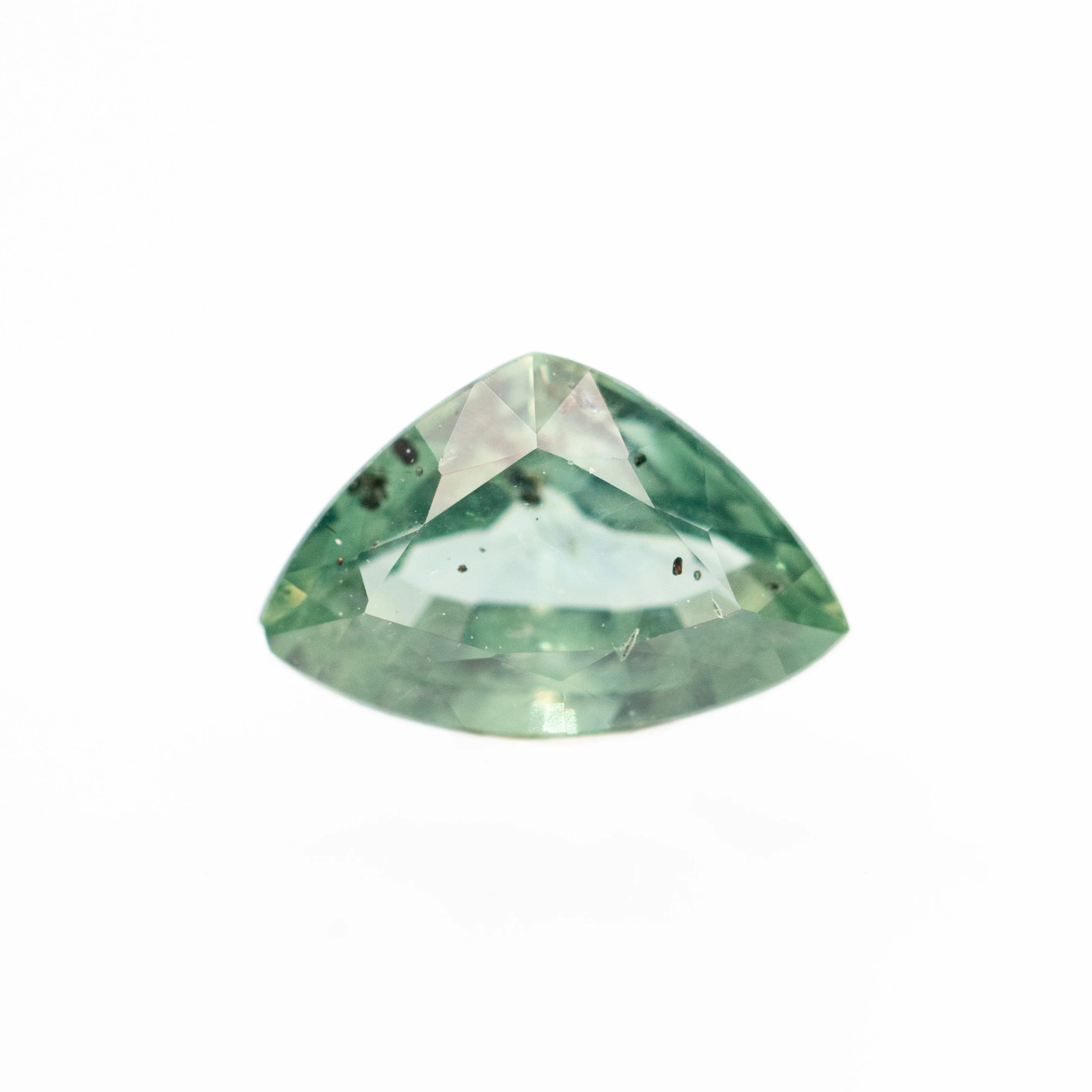 1.08 Carat Trillion Color Change Aqua Sapphire for Custom Work - Inventory Code TTS108