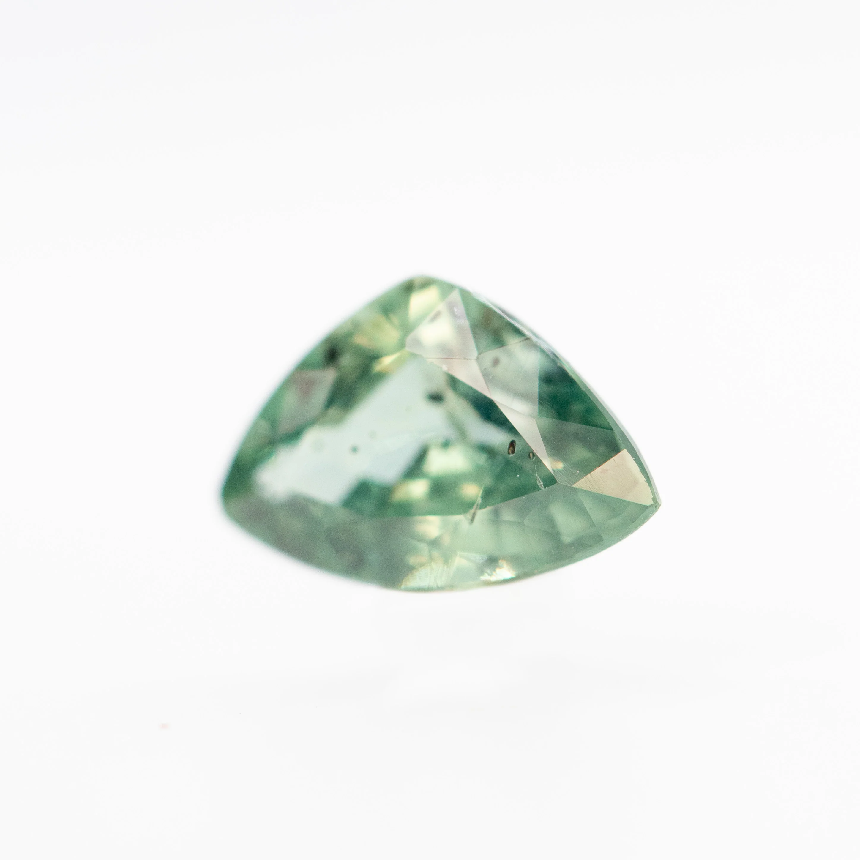 1.08 Carat Trillion Color Change Aqua Sapphire for Custom Work - Inventory Code TTS108 - Image 3
