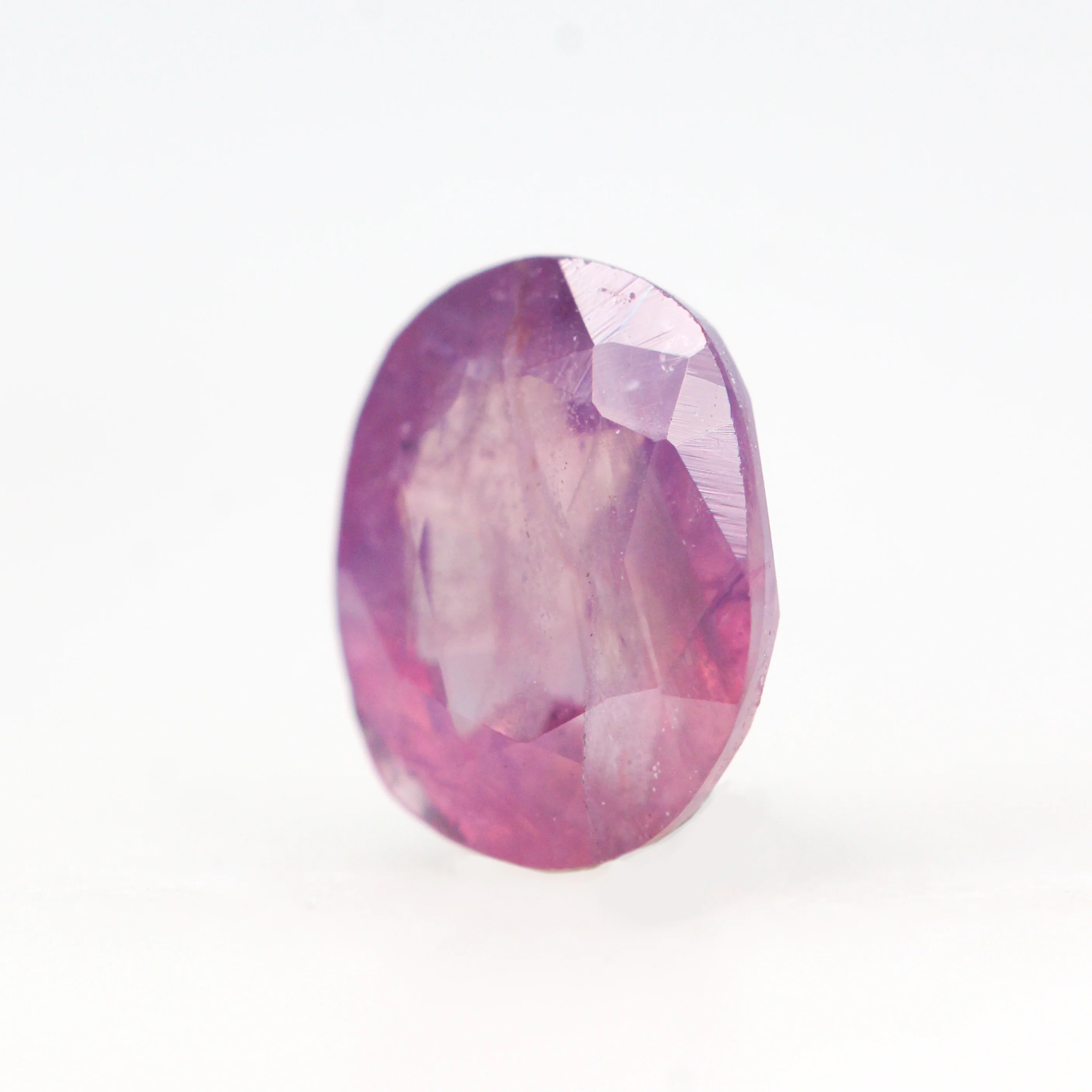 1.10 Carat Pink Oval Sapphire for Custom Work - Inventory Code POS110 - Image 3