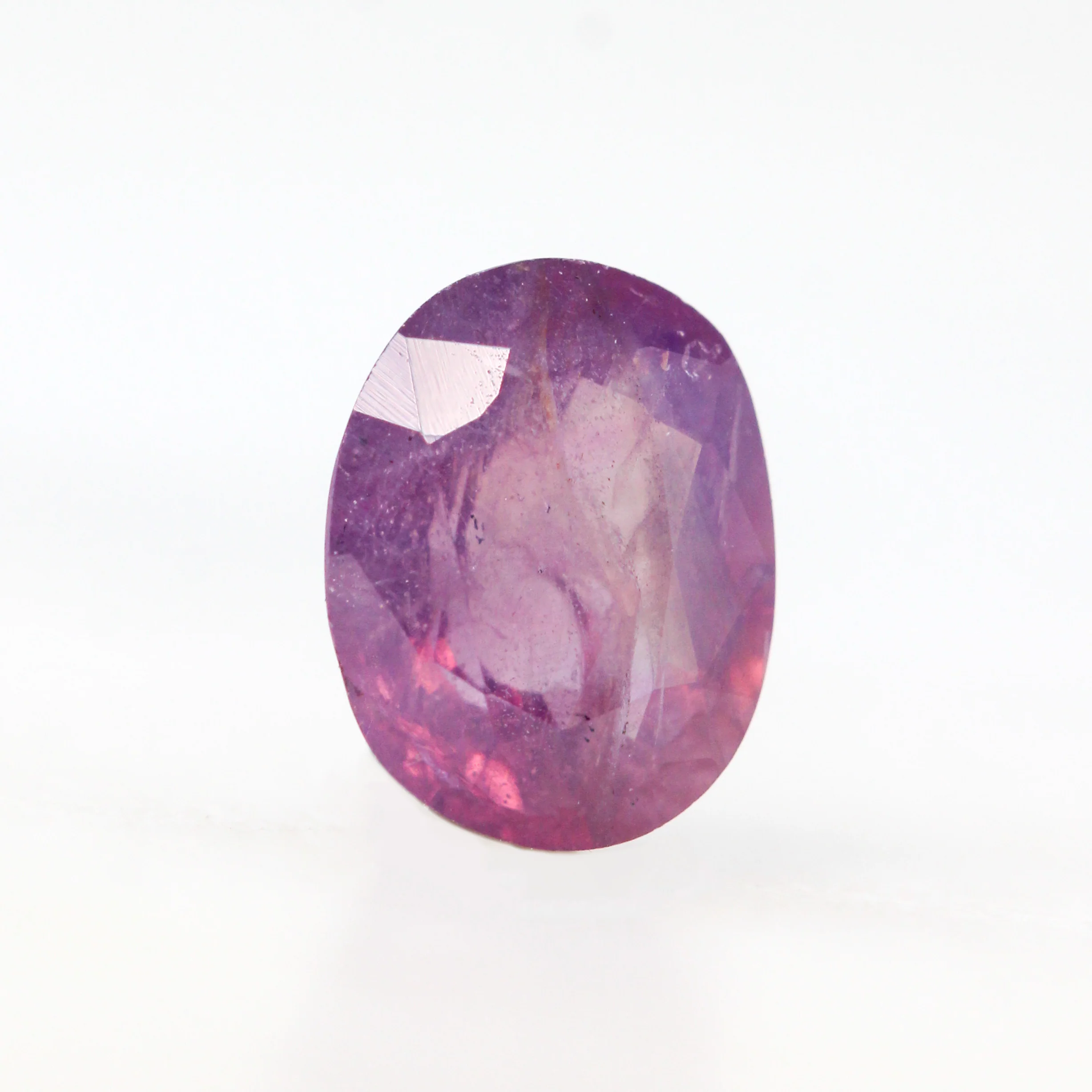 1.10 Carat Pink Oval Sapphire for Custom Work - Inventory Code POS110 - Image 4