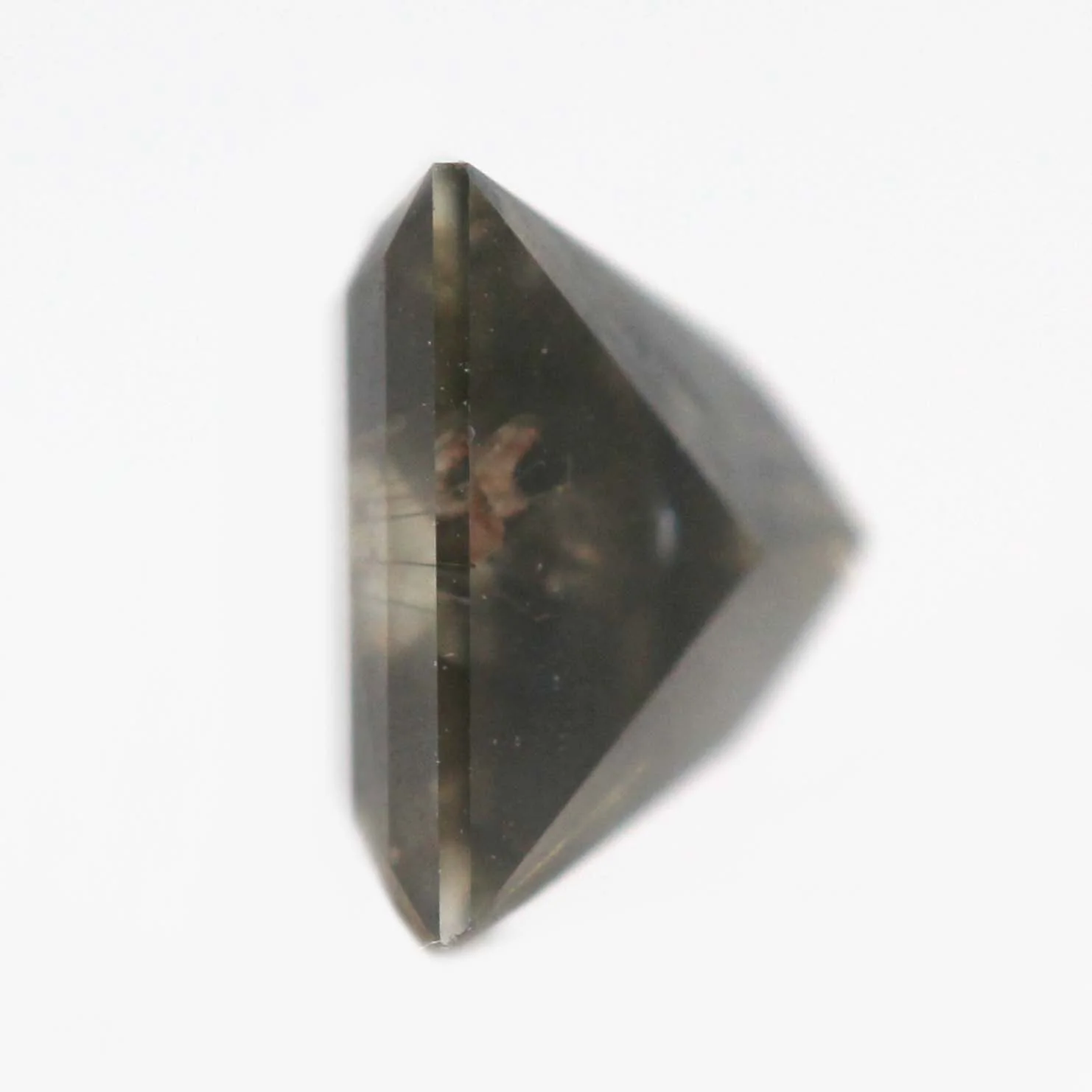1.11 Carat Princess Cut Champagne Brown Salt and Pepper Diamond for Custom Work - Inventory Code SCBP111 - Image 5