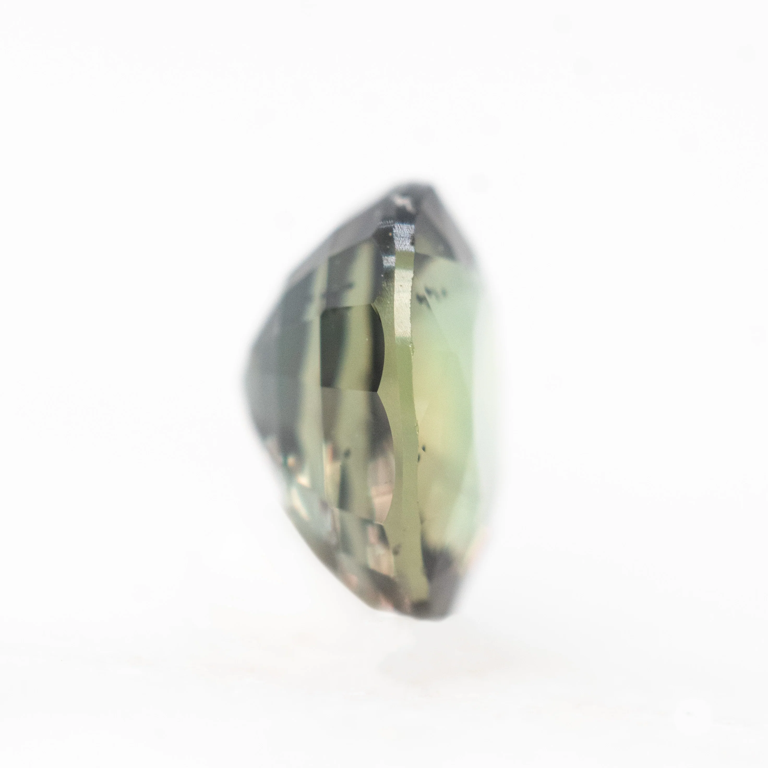 1.14 Carat Bicolor Purple and Teal Oval Sapphire for Custom Work - Inventory Code PTOS114 - Image 5