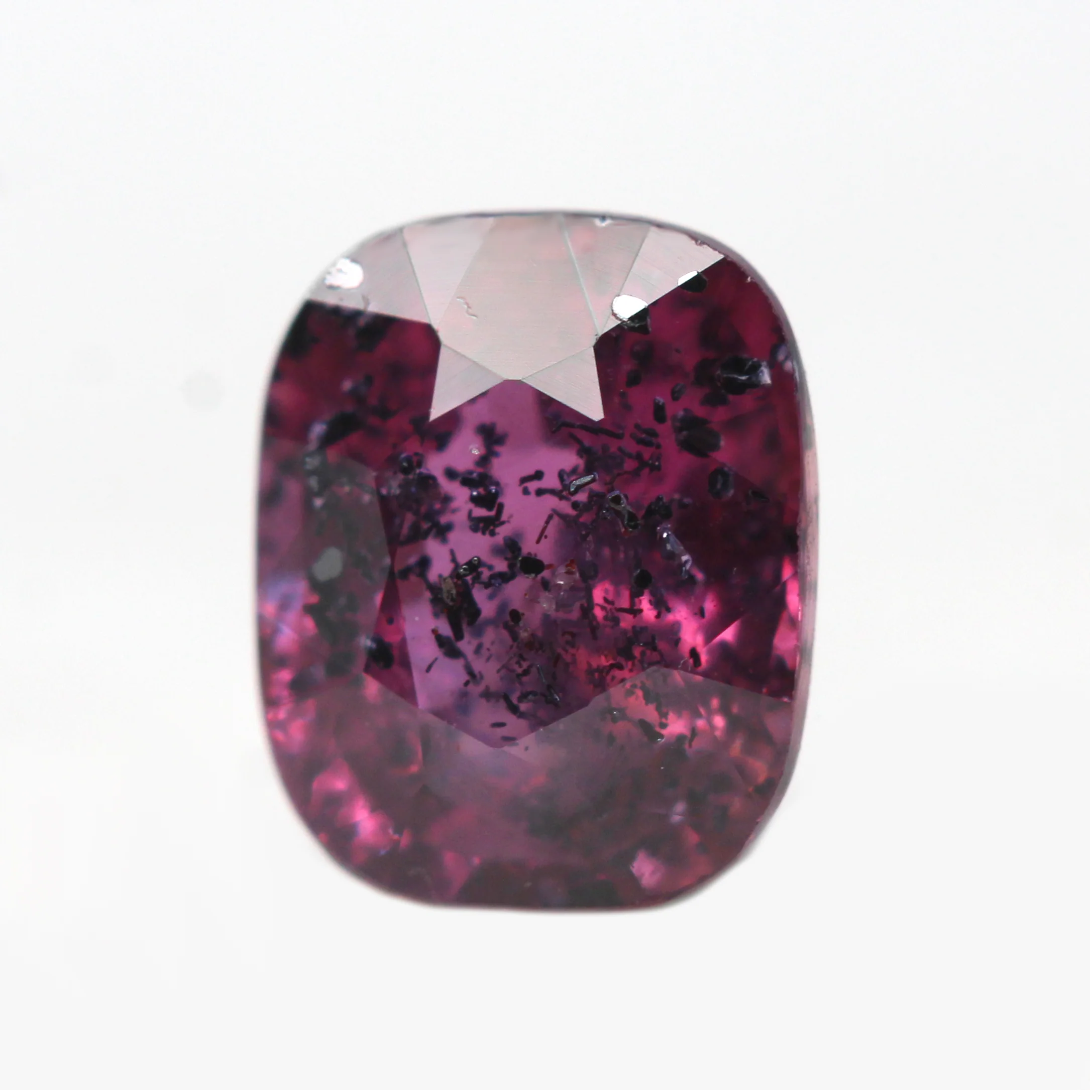 1.14 Carat Elongated Cushion Cut Magenta Sapphire for Custom Work - Inventory Code PCS114 - Image 3