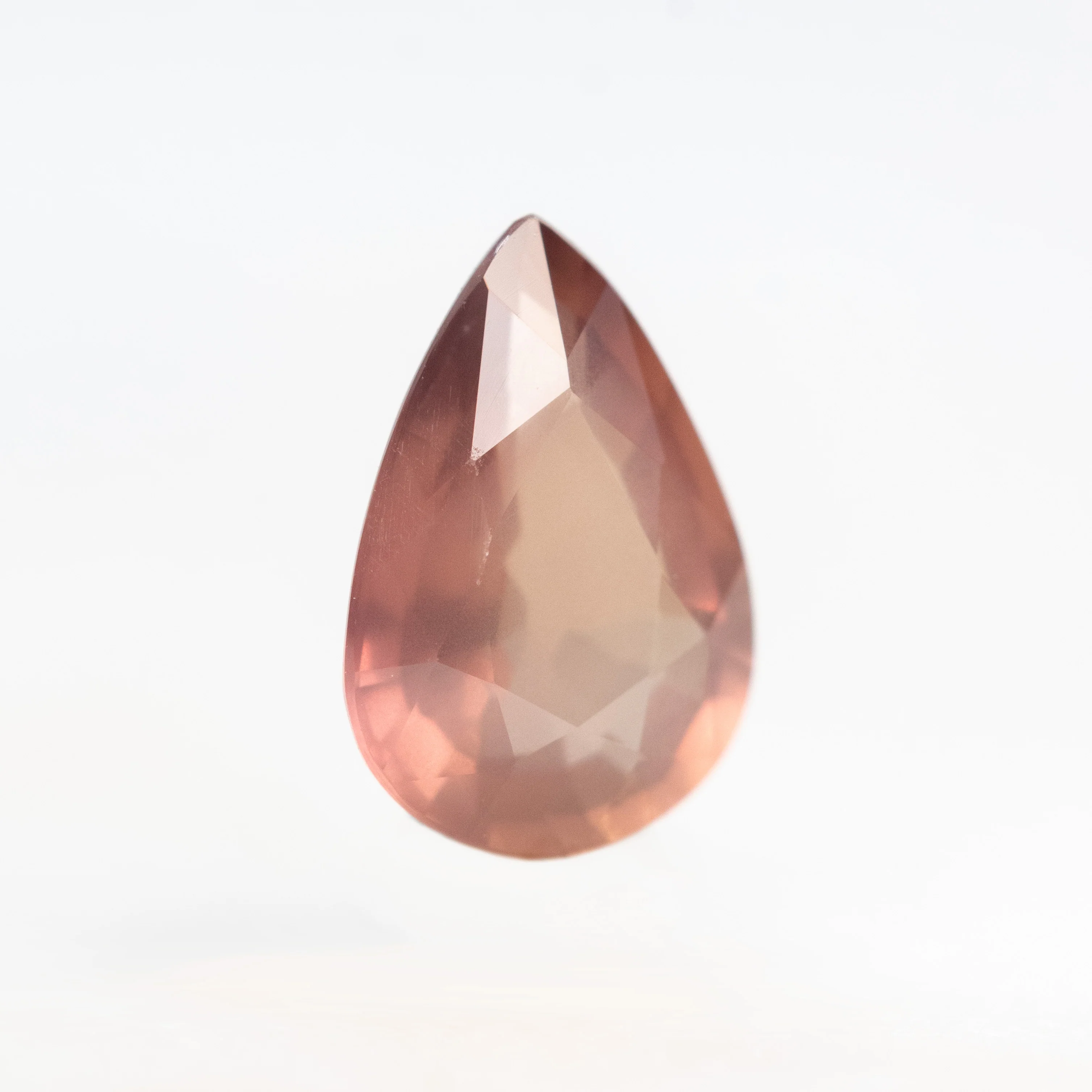 1.14 Carat Peachy Pear Sapphire for Custom Work - Inventory Code POPS114 - Image 4