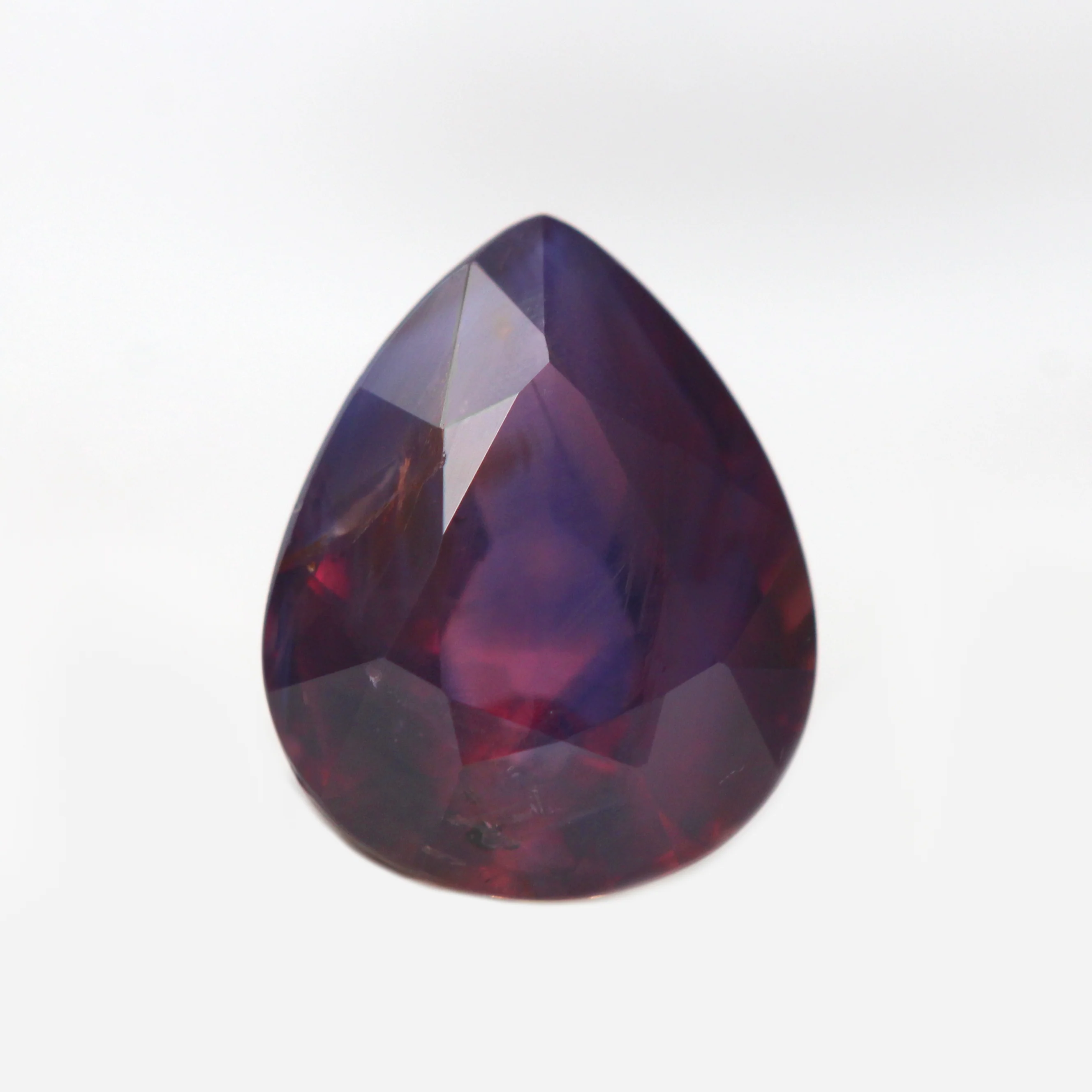1.14 Carat Purple Pear Madagascar Sapphire for Custom Work - Inventory Code PPS114