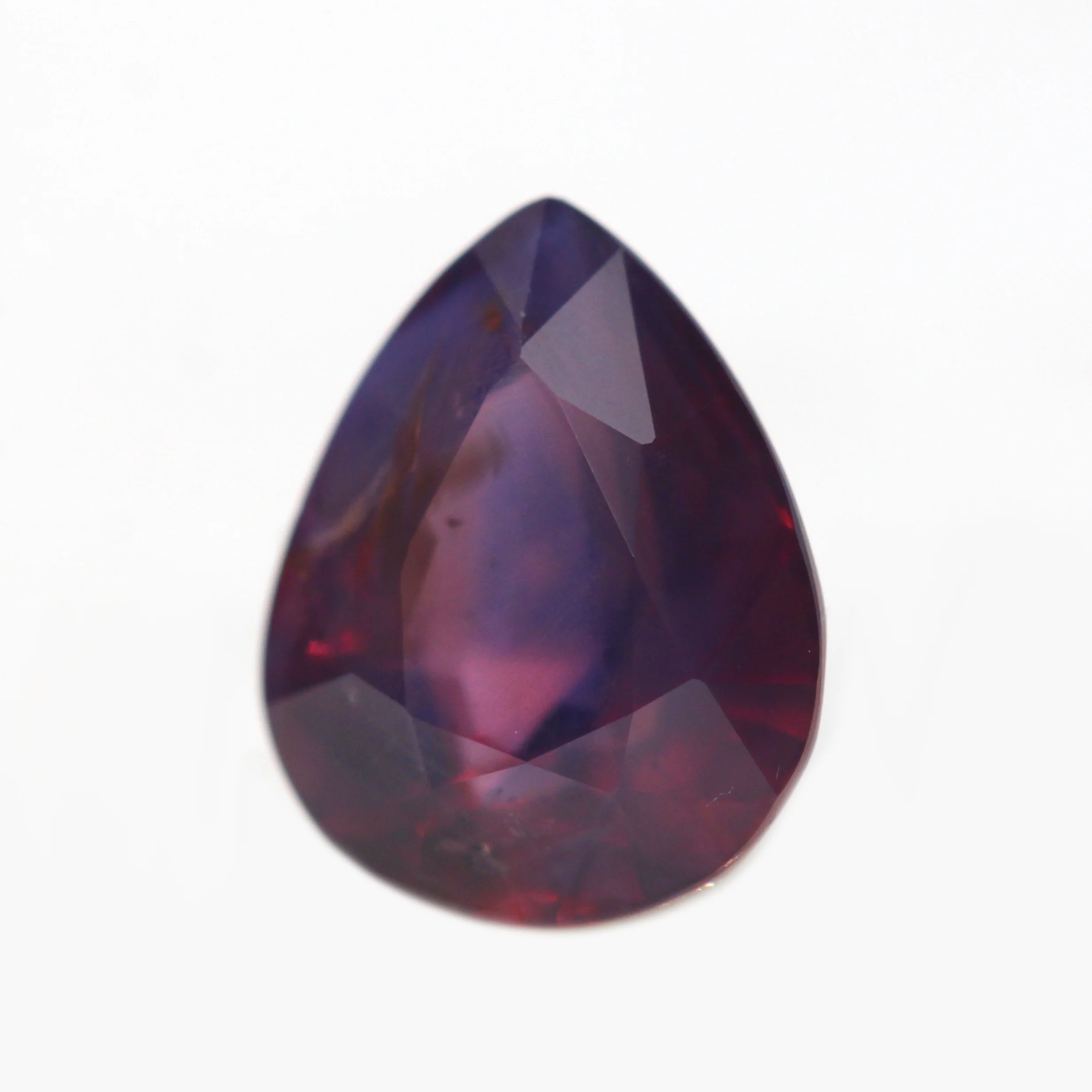 1.14 Carat Purple Pear Madagascar Sapphire for Custom Work - Inventory Code PPS114 - Image 3