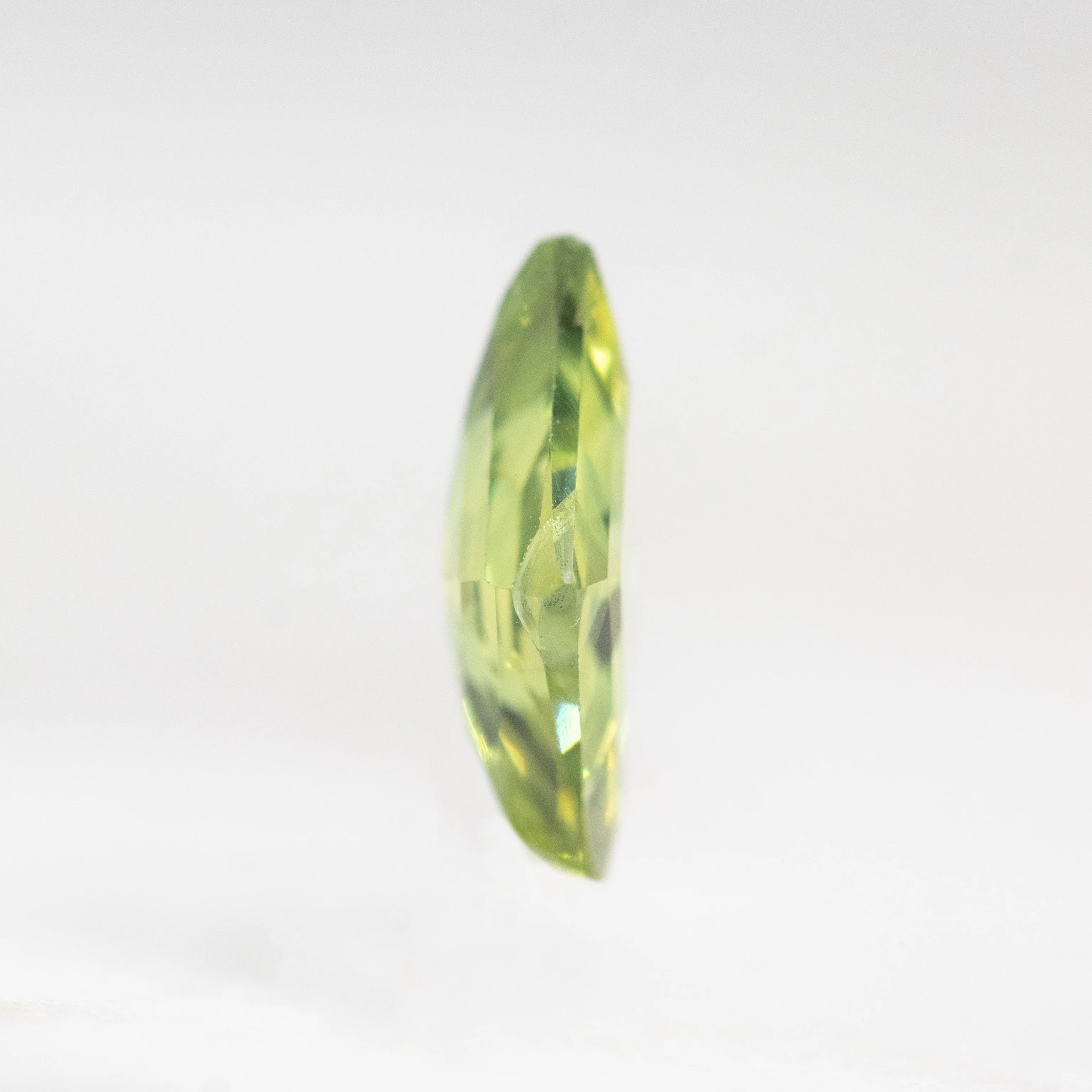 1.16 Carat Light Green Lozenge Sapphire for Custom Work - Inventory Code GLS116 - Image 5