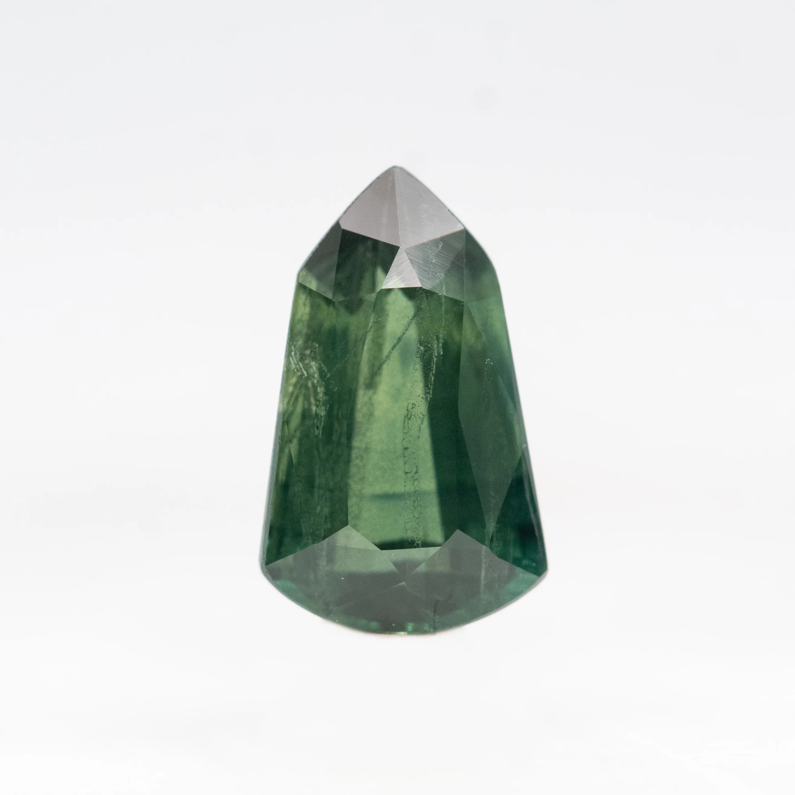1.17 Carat Green Shield Sapphire for Custom Work - Inventory Code GSS117