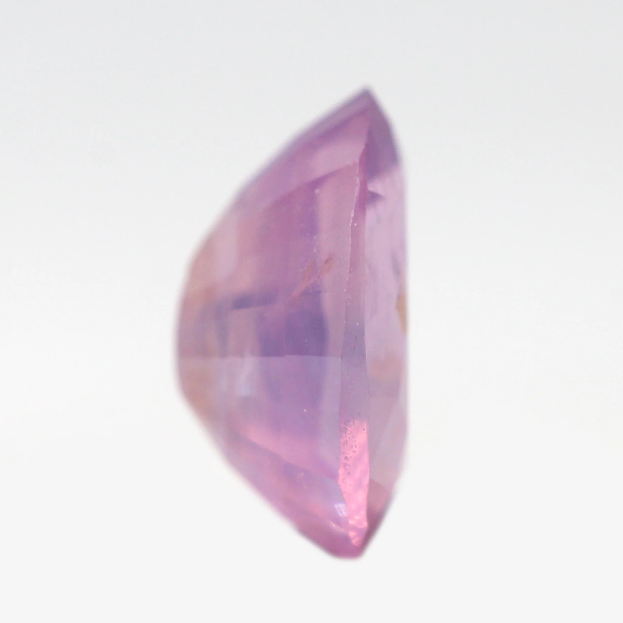 1.19 Carat Pink and Purple Oval Sapphire for Custom Work - Inventory Code OPS119 - Image 4