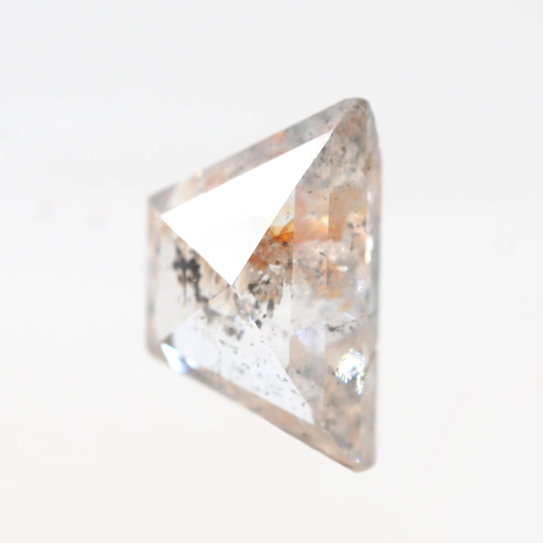 1.20 Carat Geometric Trapezoid Salt and Pepper Diamond for Custom Work - Inventory Code CCT120 - Image 4