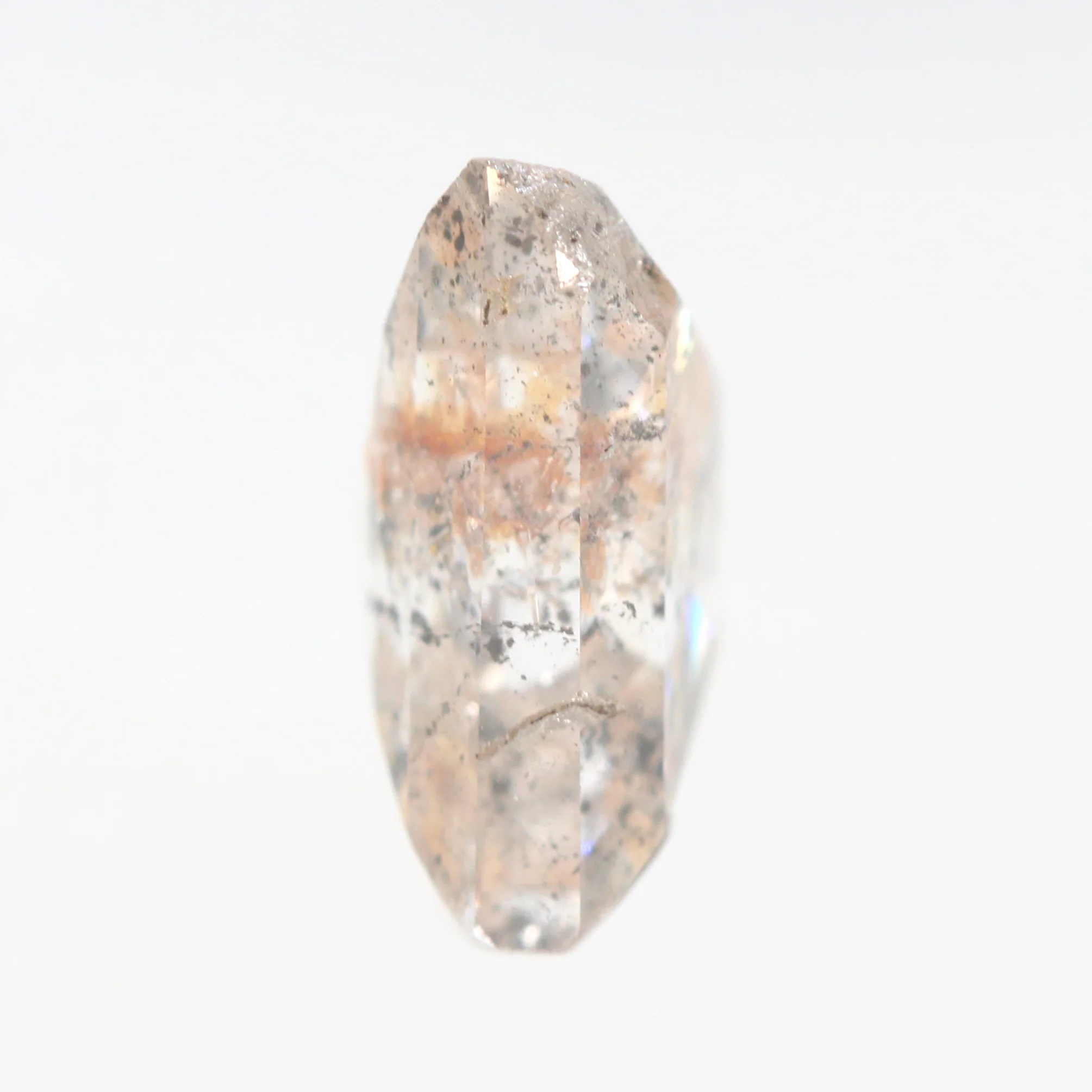 1.20 Carat Geometric Trapezoid Salt and Pepper Diamond for Custom Work - Inventory Code CCT120 - Image 5