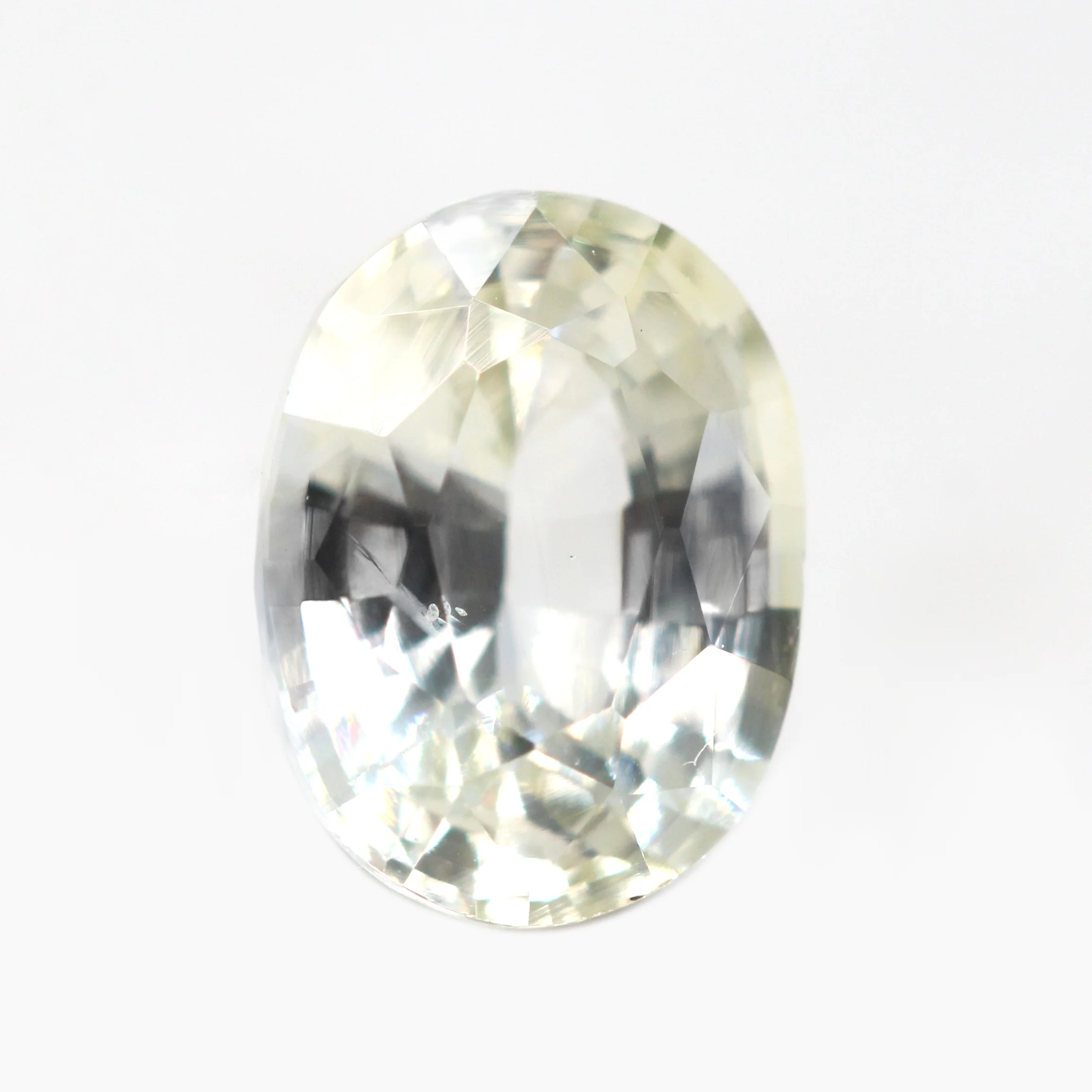 1.20 Carat Clear Golden Oval Sapphire for Custom Work - Inventory Code COS120 - Image 4