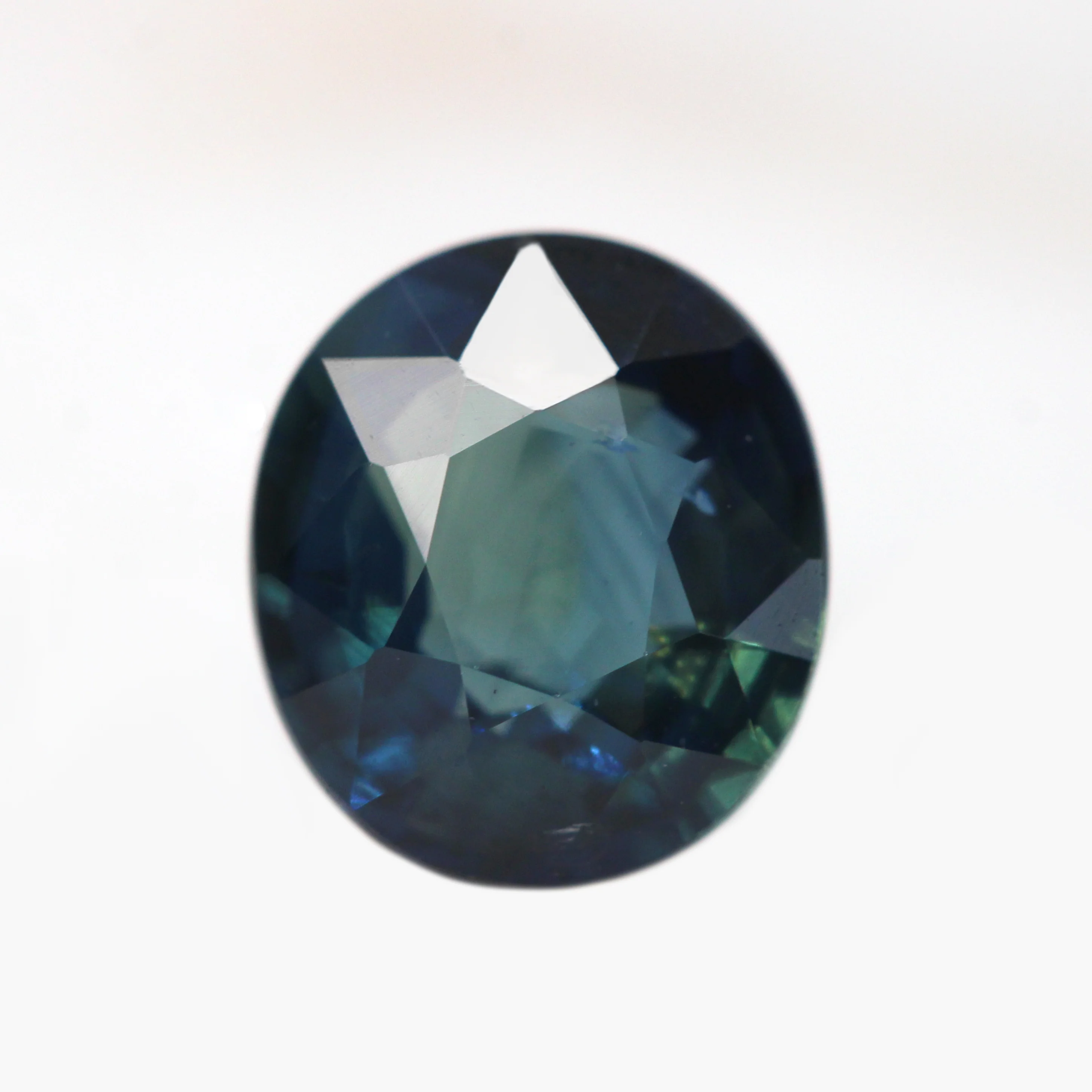 1.20 Carat Teal Oval Sapphire for Custom Work - Inventory Code TOS120