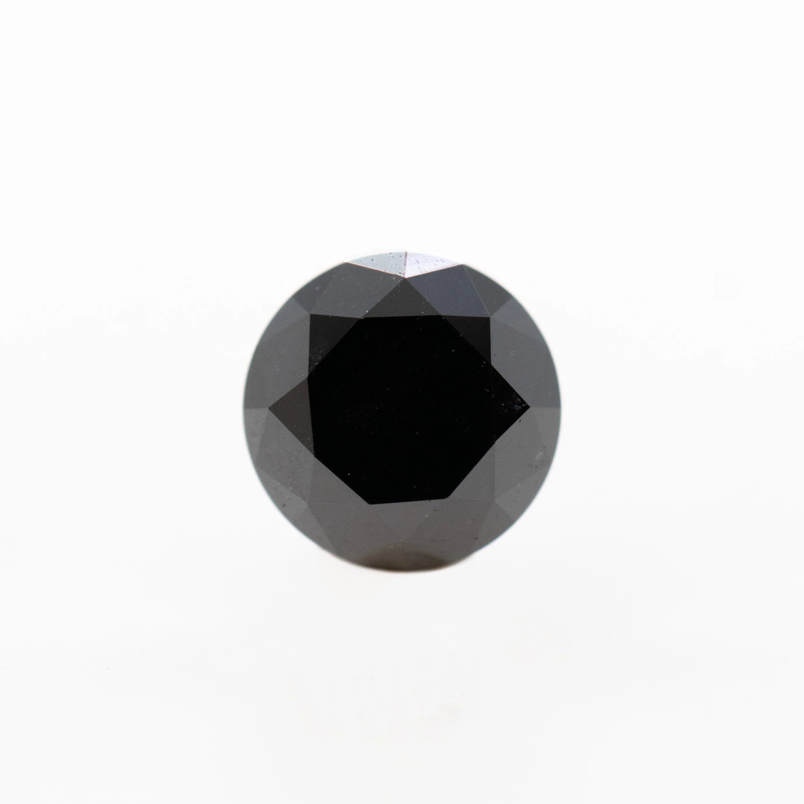 1.20 Carat Round Black Diamond for Custom Work - Inventory Code OBR120