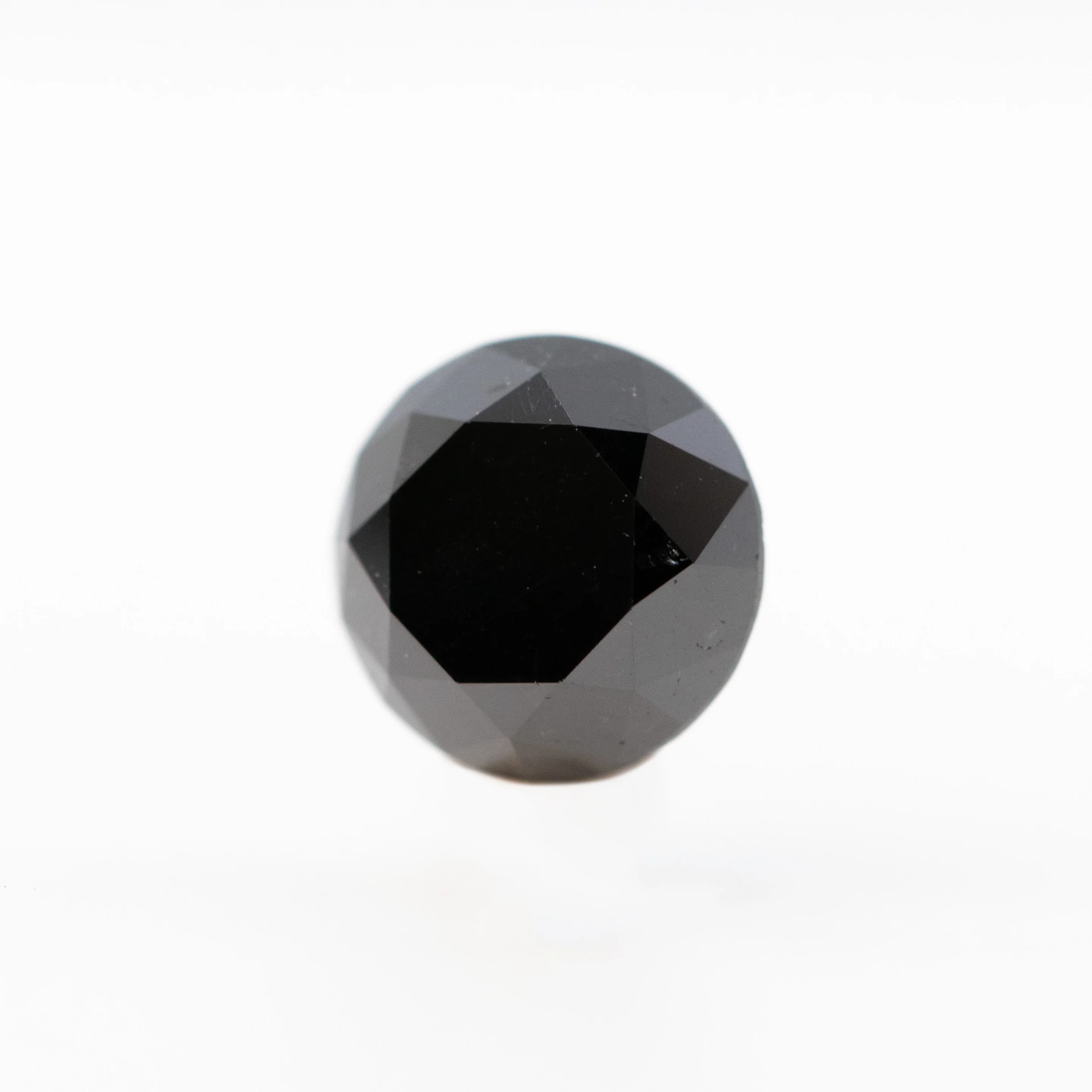 1.20 Carat Round Black Diamond for Custom Work - Inventory Code OBR120 - Image 3
