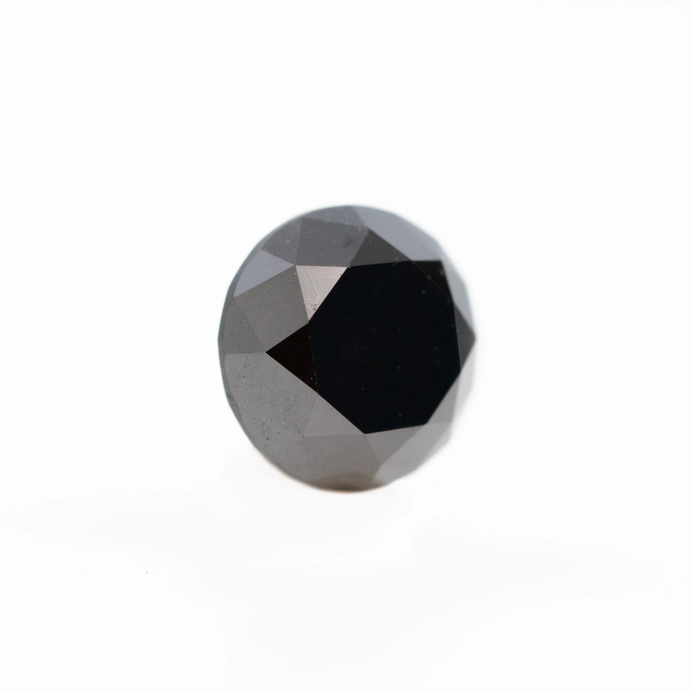 1.20 Carat Round Black Diamond for Custom Work - Inventory Code OBR120 - Image 4