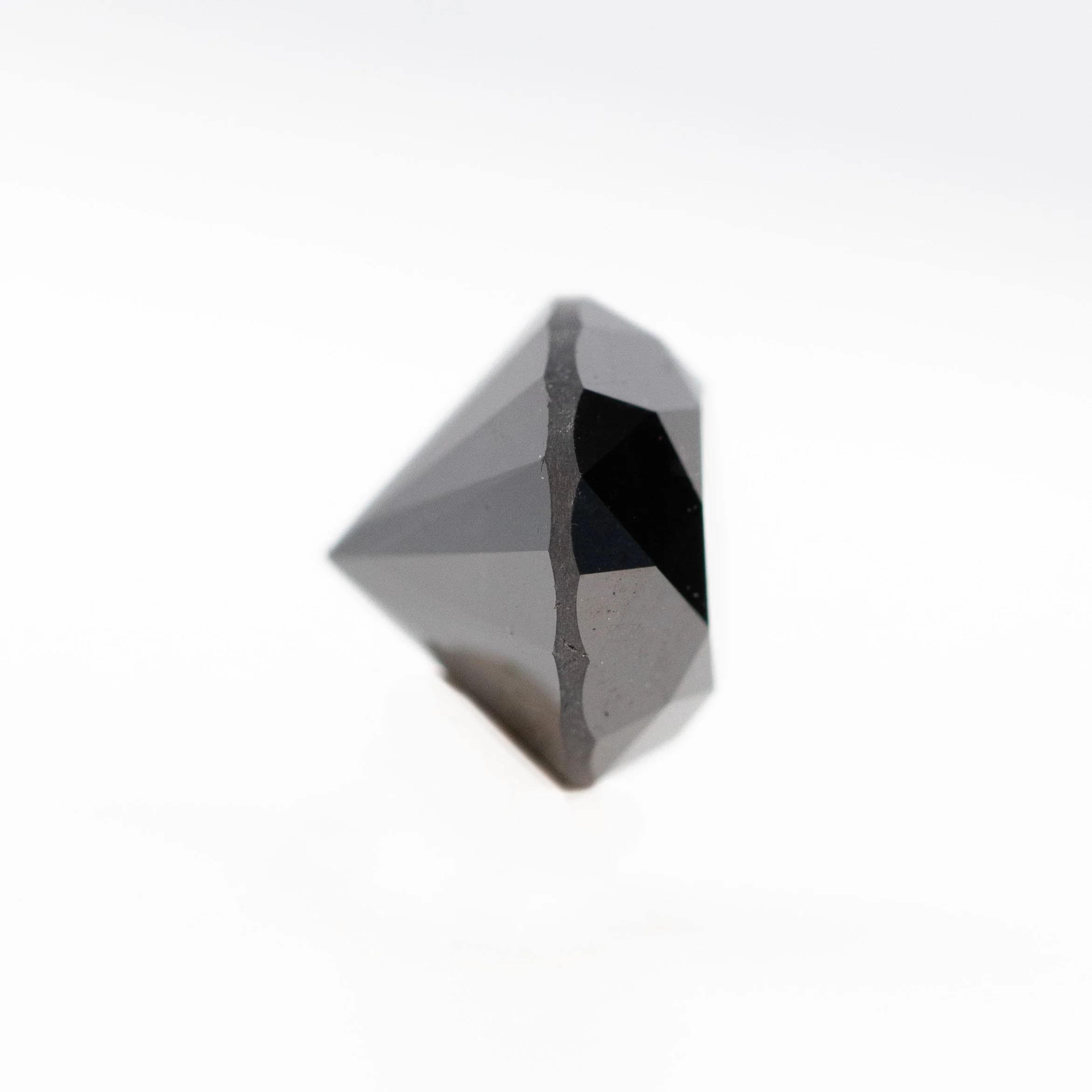 1.20 Carat Round Black Diamond for Custom Work - Inventory Code OBR120 - Image 5