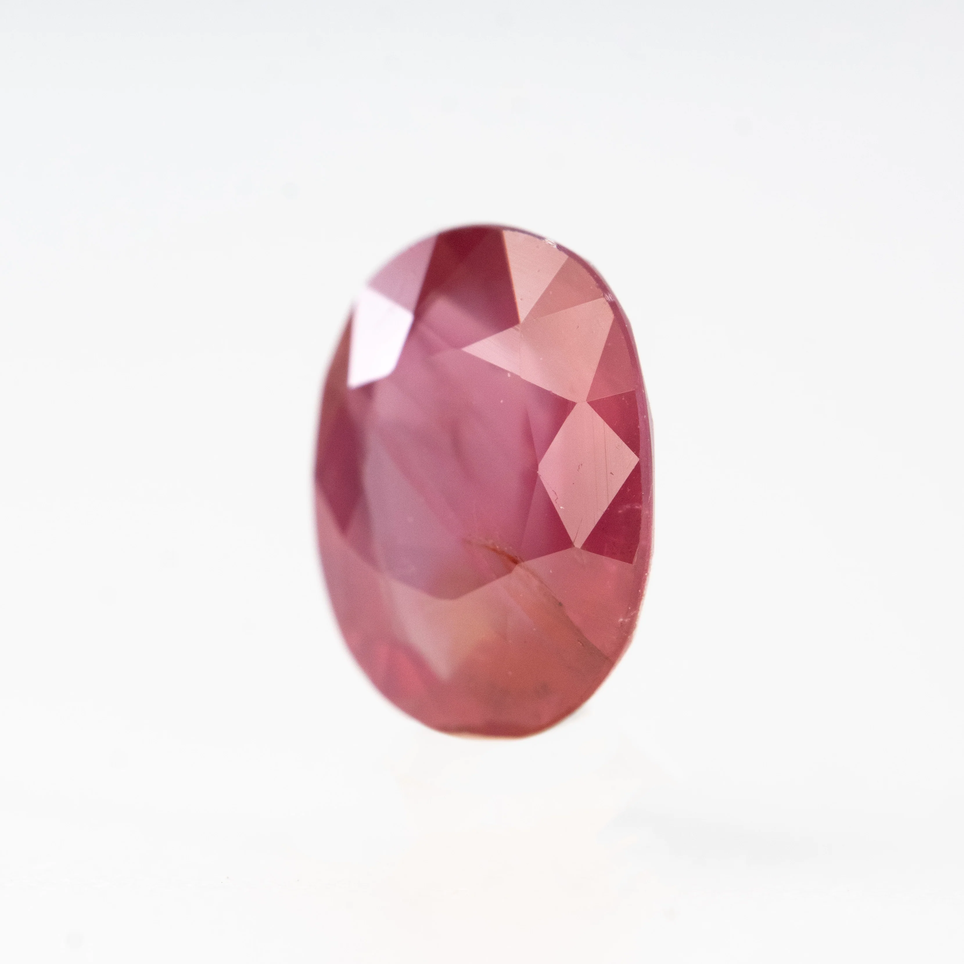 1.21 Carat Ruby Red Oval Sapphire for Custom Work - Inventory Code ROS121 - Image 3